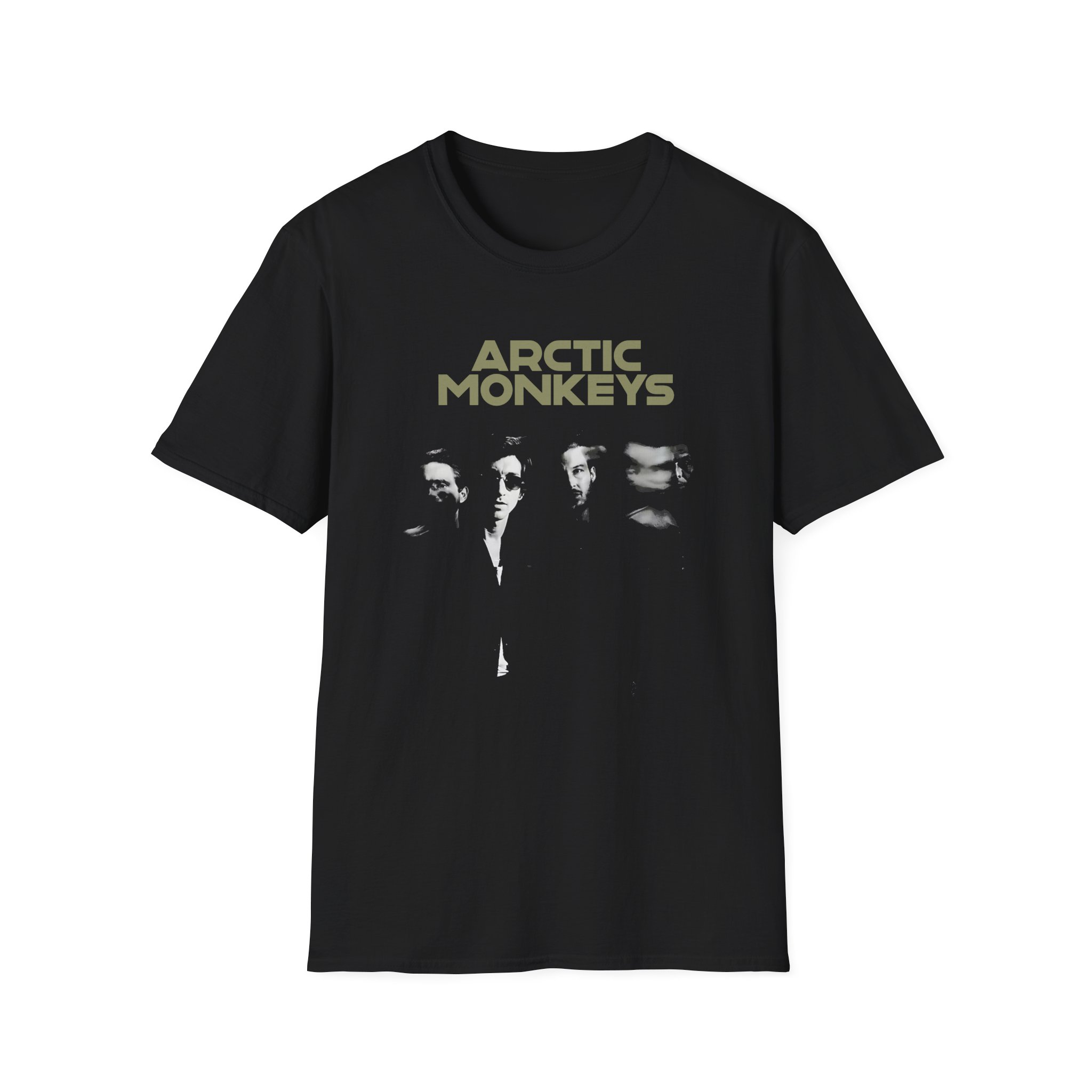 Arctic Monkeys Distorted Photo Unisex Softstyle T-Shirt