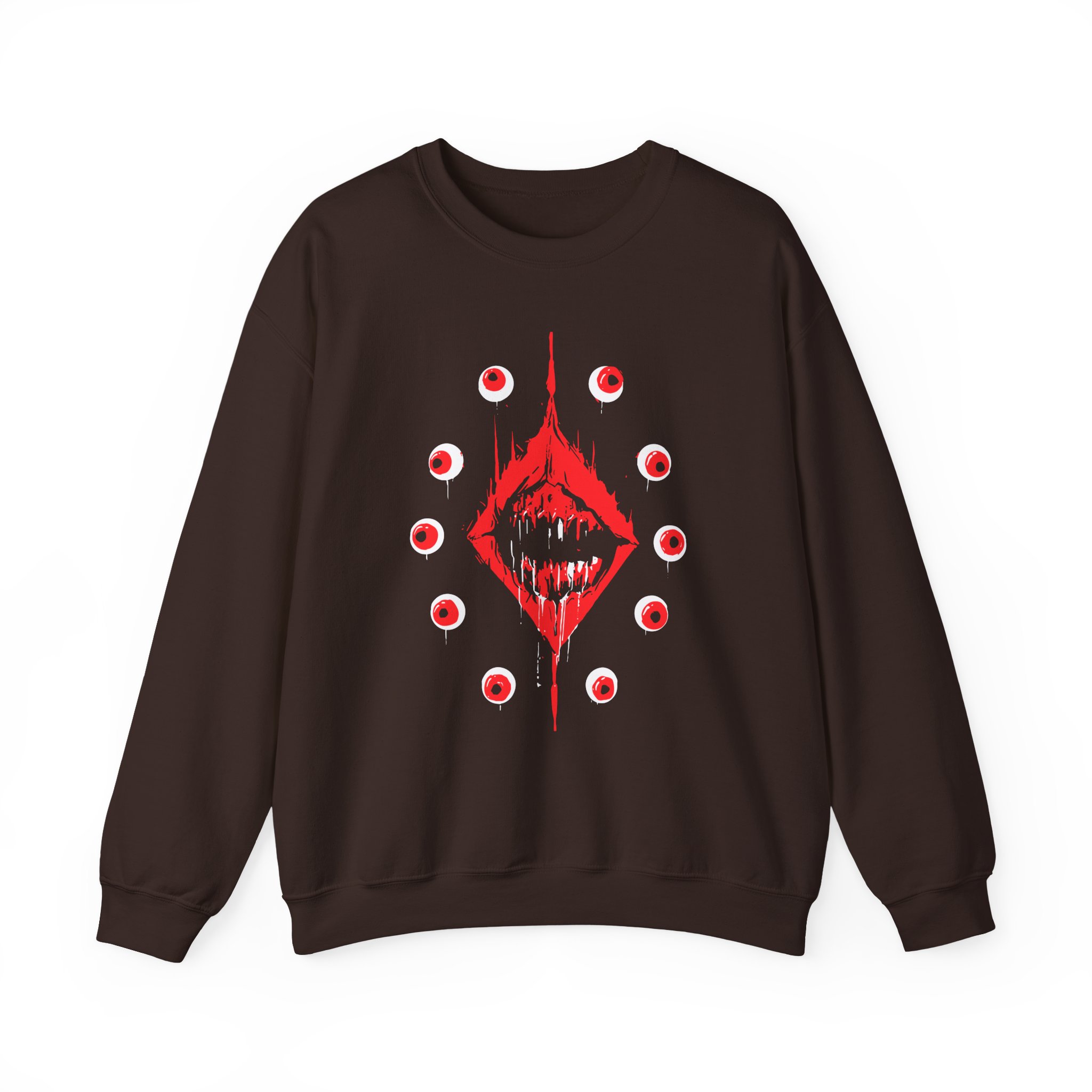 Ultrakill Eyeballs Unisex Heavy Blendâ„¢ Crewneck Sweatshirt
