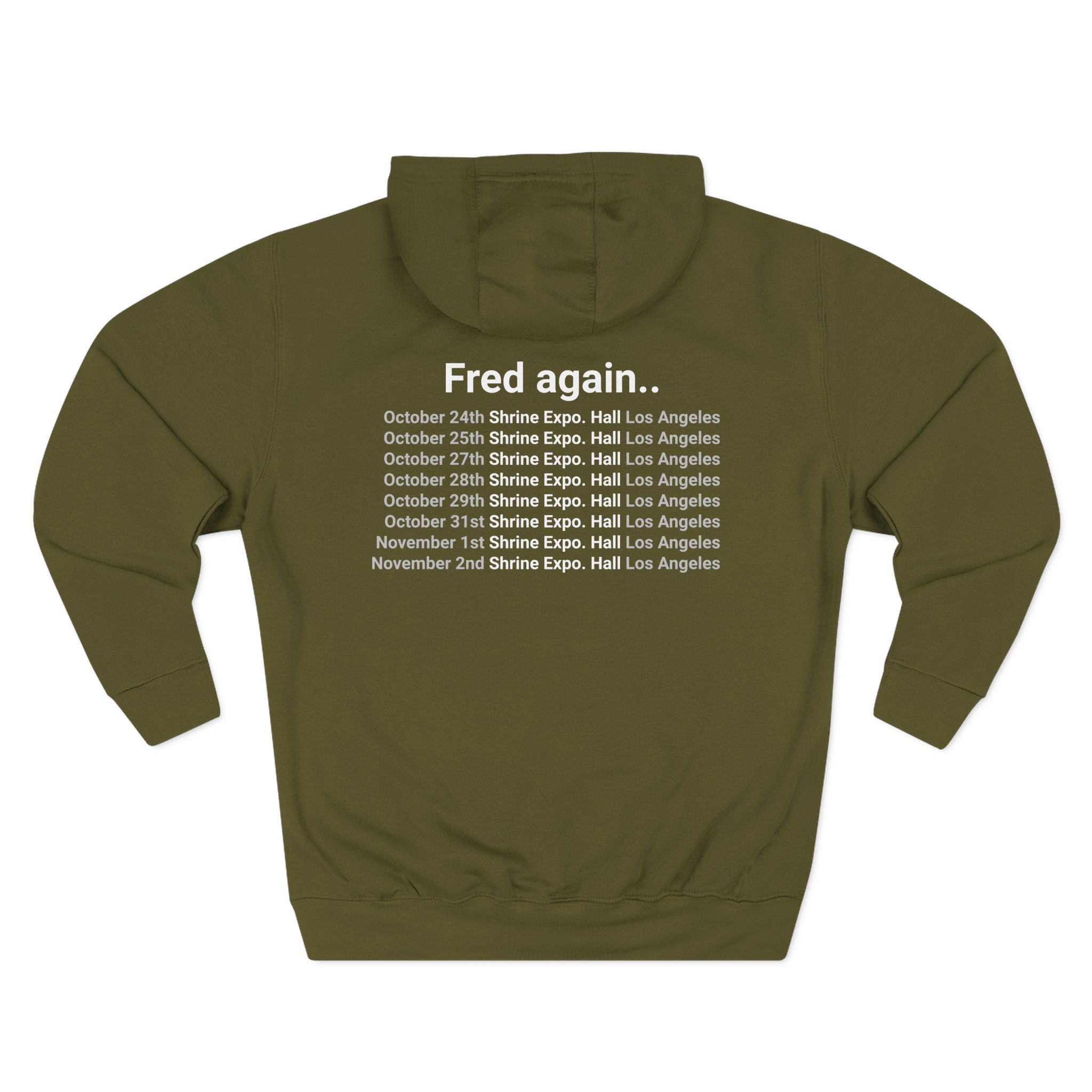 Fred Again Shrine Again Three-Panel Fleece Hoodie