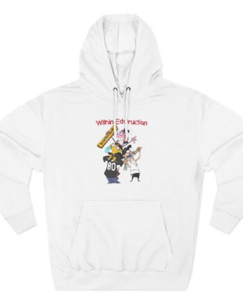 Within Destruction Within Edstruction Three-Panel Fleece Hoodie