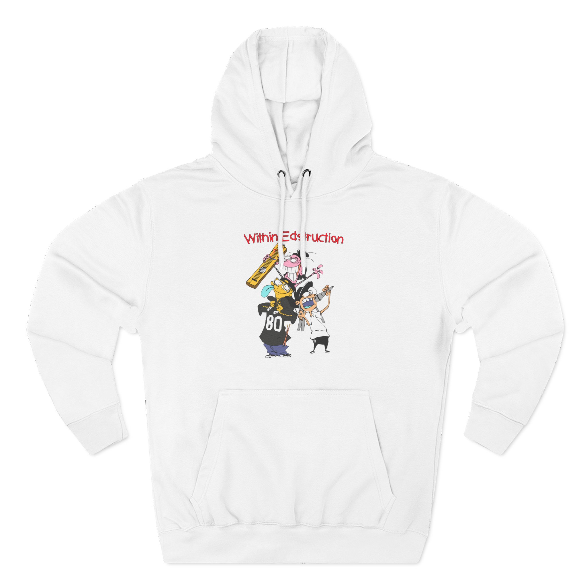Within Destruction Within Edstruction Three-Panel Fleece Hoodie