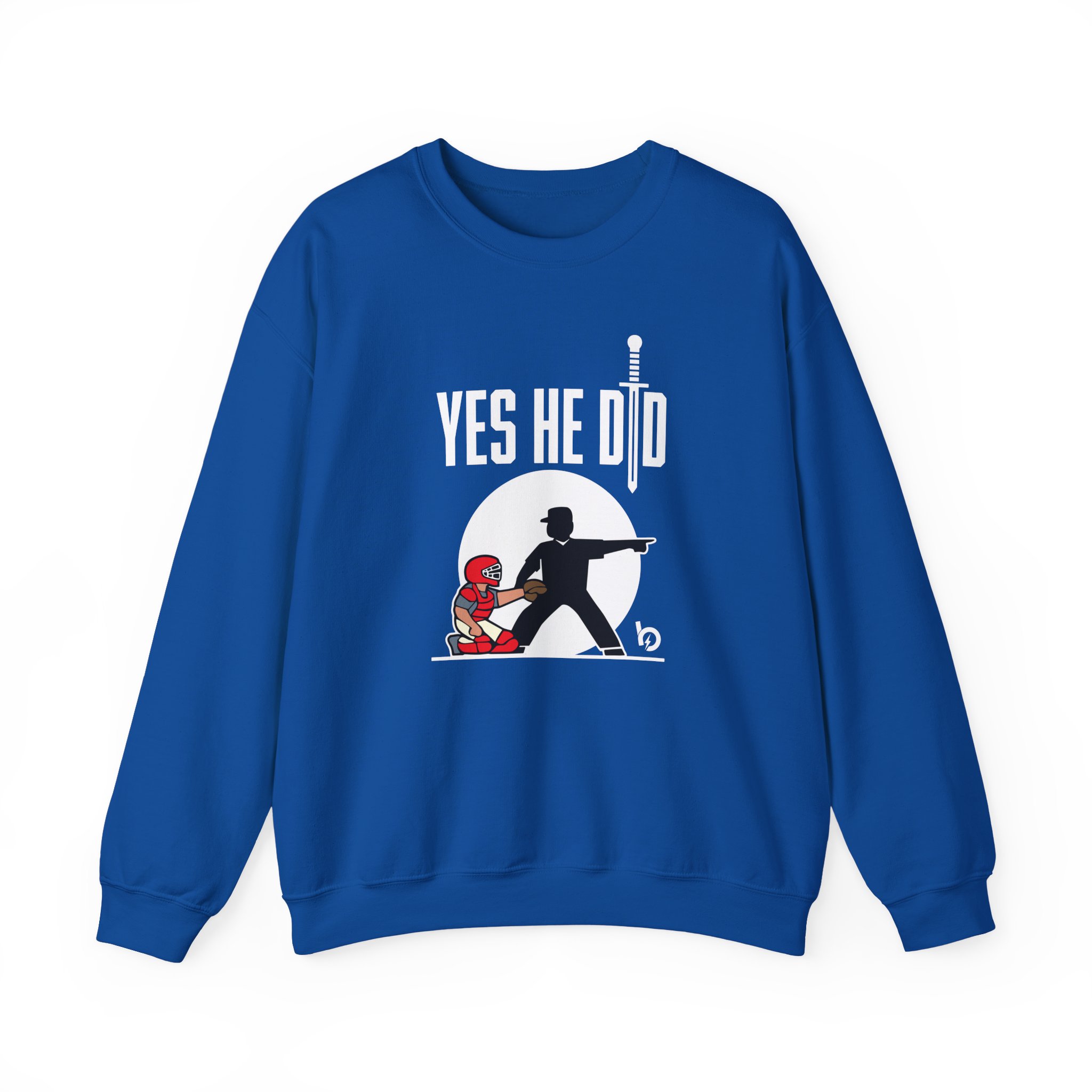 Trevor Bauer Yes He Did Unisex Heavy Blendâ„¢ Crewneck Sweatshirt