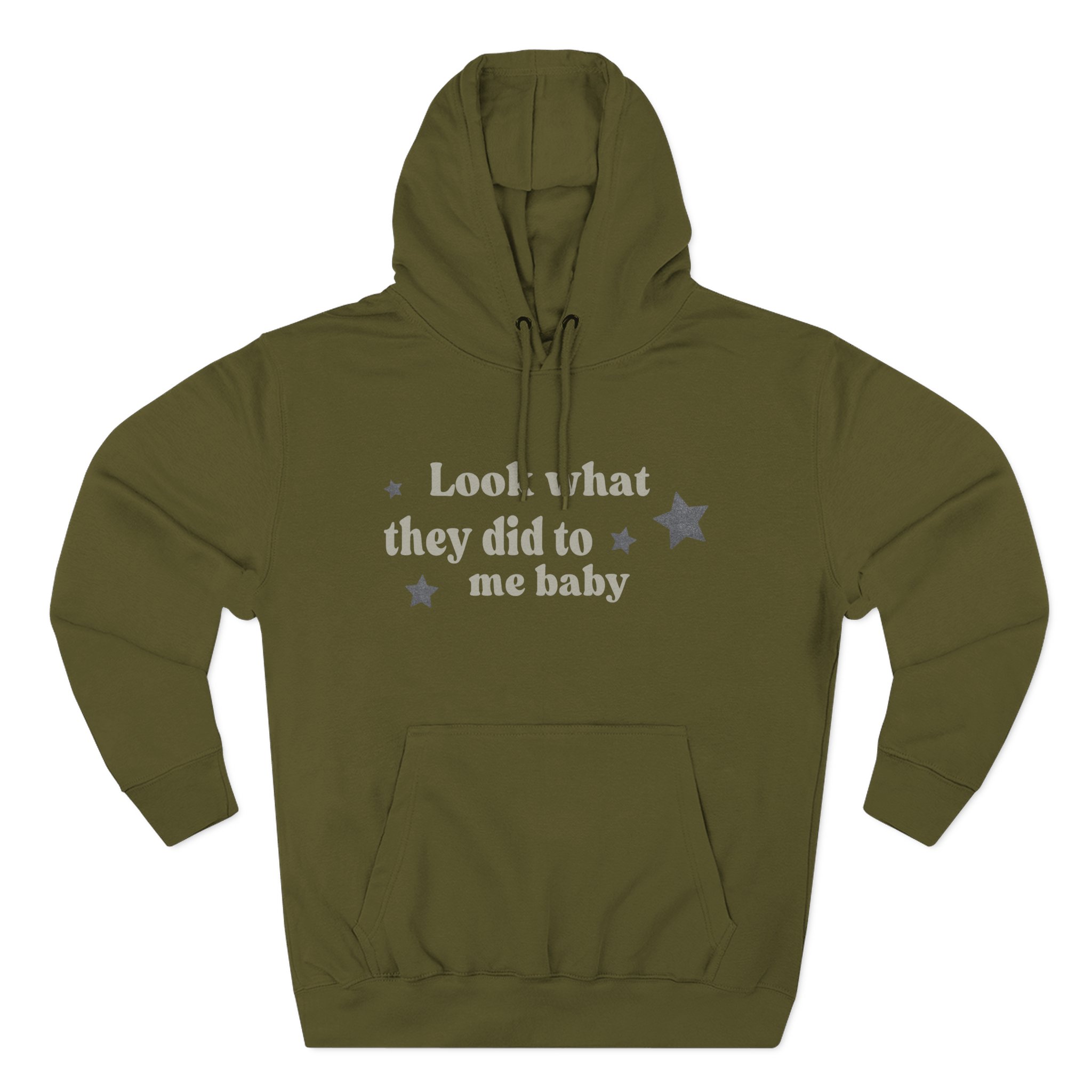 Daniel Caesar 2024 Look What They Did to Me Baby Three-Panel Fleece Hoodie