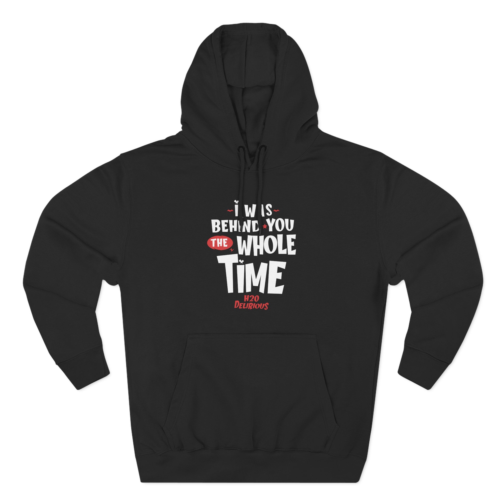 H2odelirious I Was Behind You the Whole Time Three-Panel Fleece Hoodie