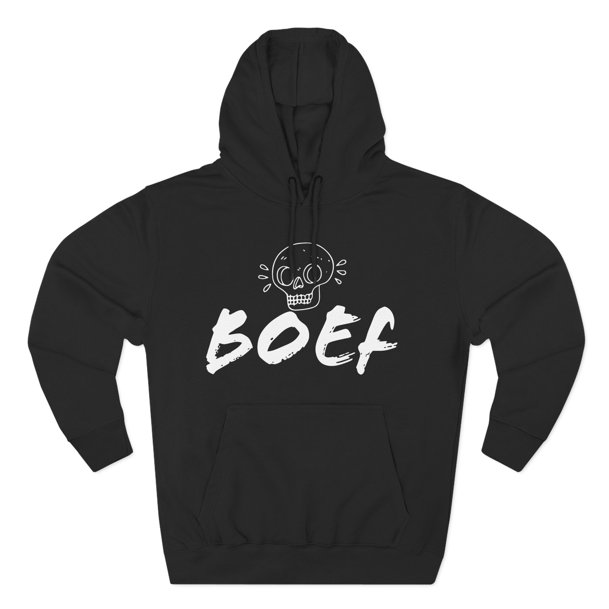 Boef Three-Panel Fleece Hoodie