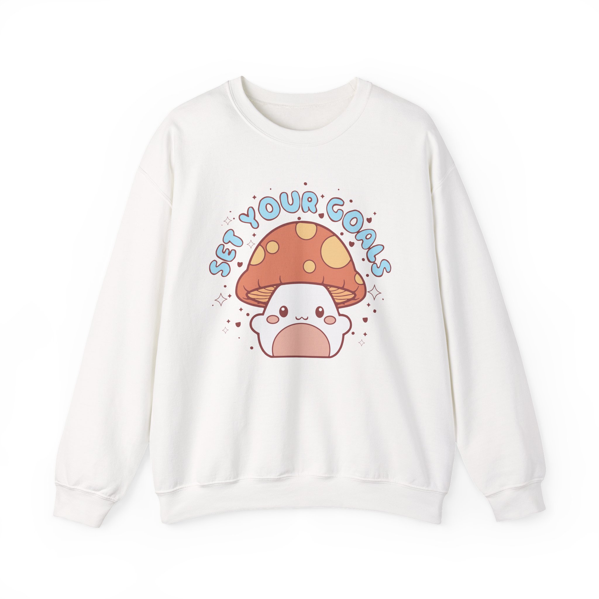 Set Your Goals Shroom Unisex Heavy Blendâ„¢ Crewneck Sweatshirt