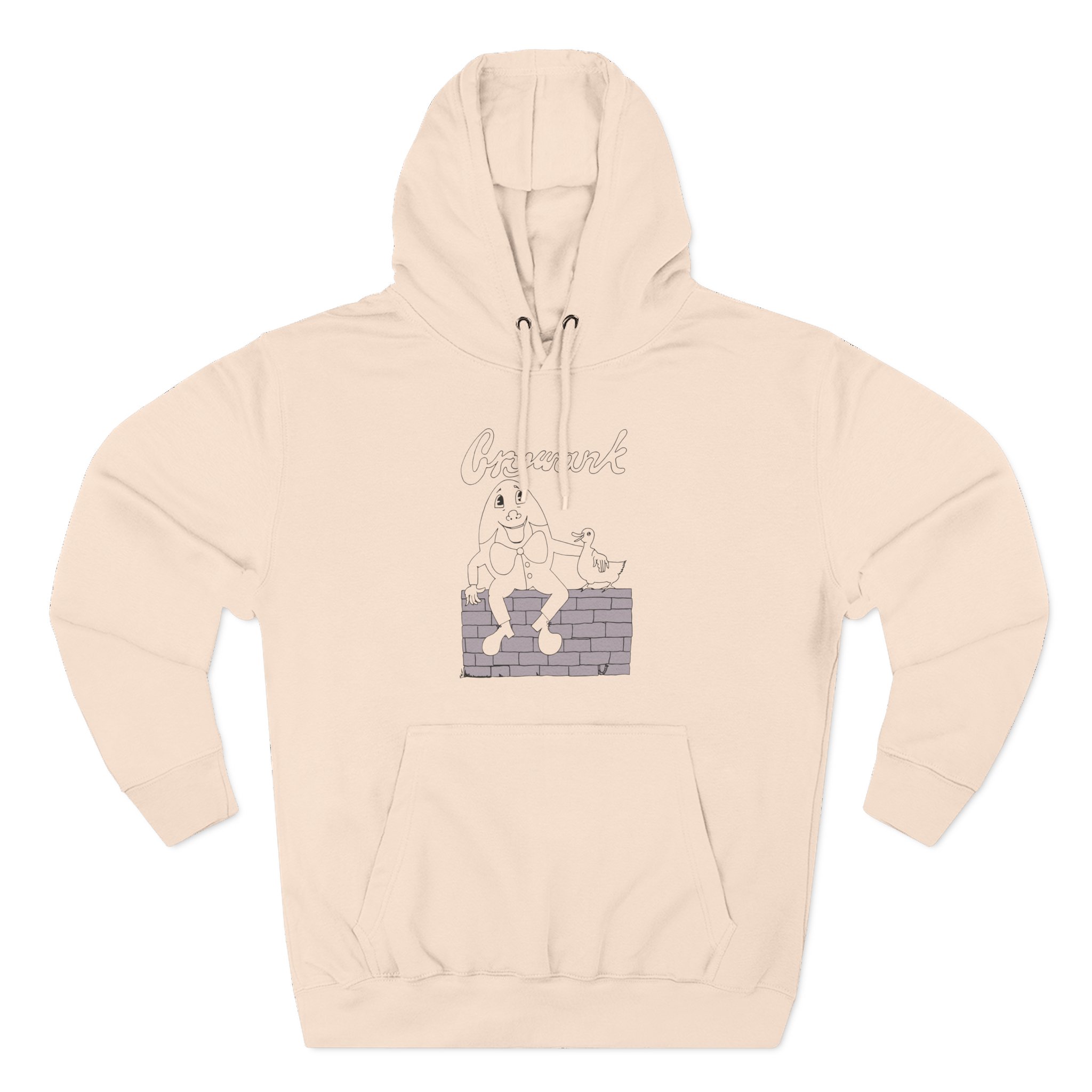 Crywank Three-Panel Fleece Hoodie