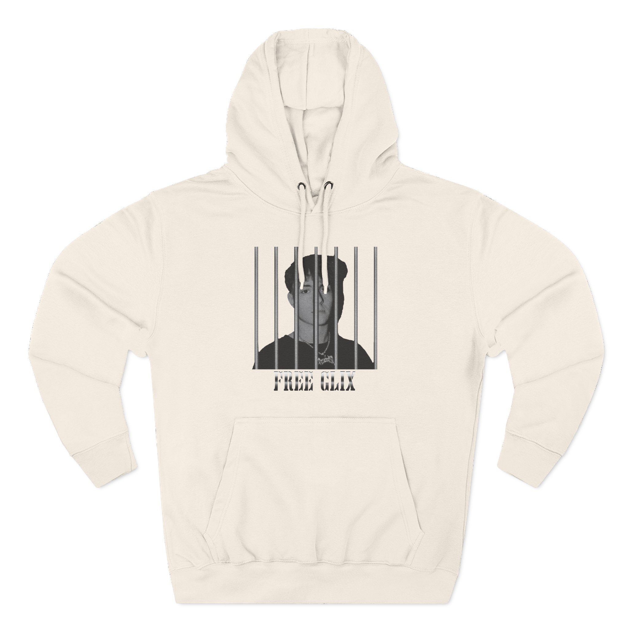 Free Clix Three-Panel Fleece Hoodie