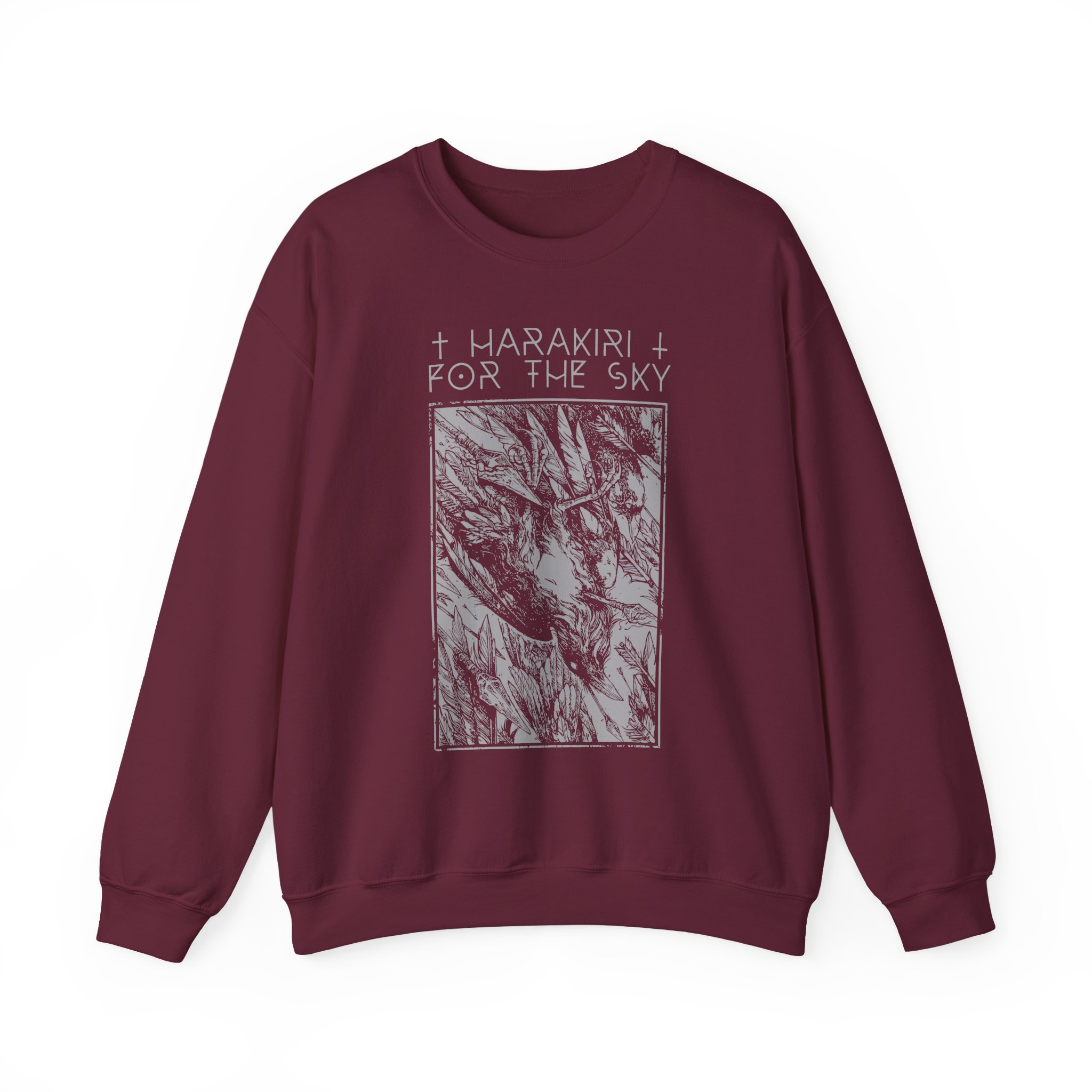 Harakiri For The Sky Feather Unisex Heavy Blendâ„¢ Crewneck Sweatshirt