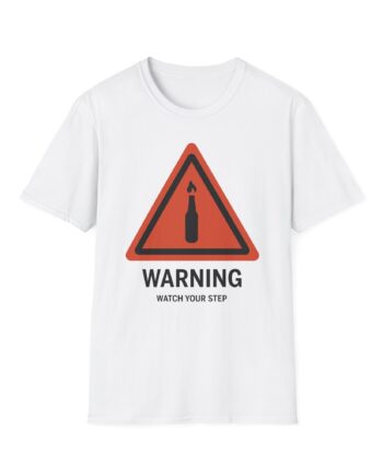Summit1g Warning Watch Your Step Unisex Softstyle T-Shirt