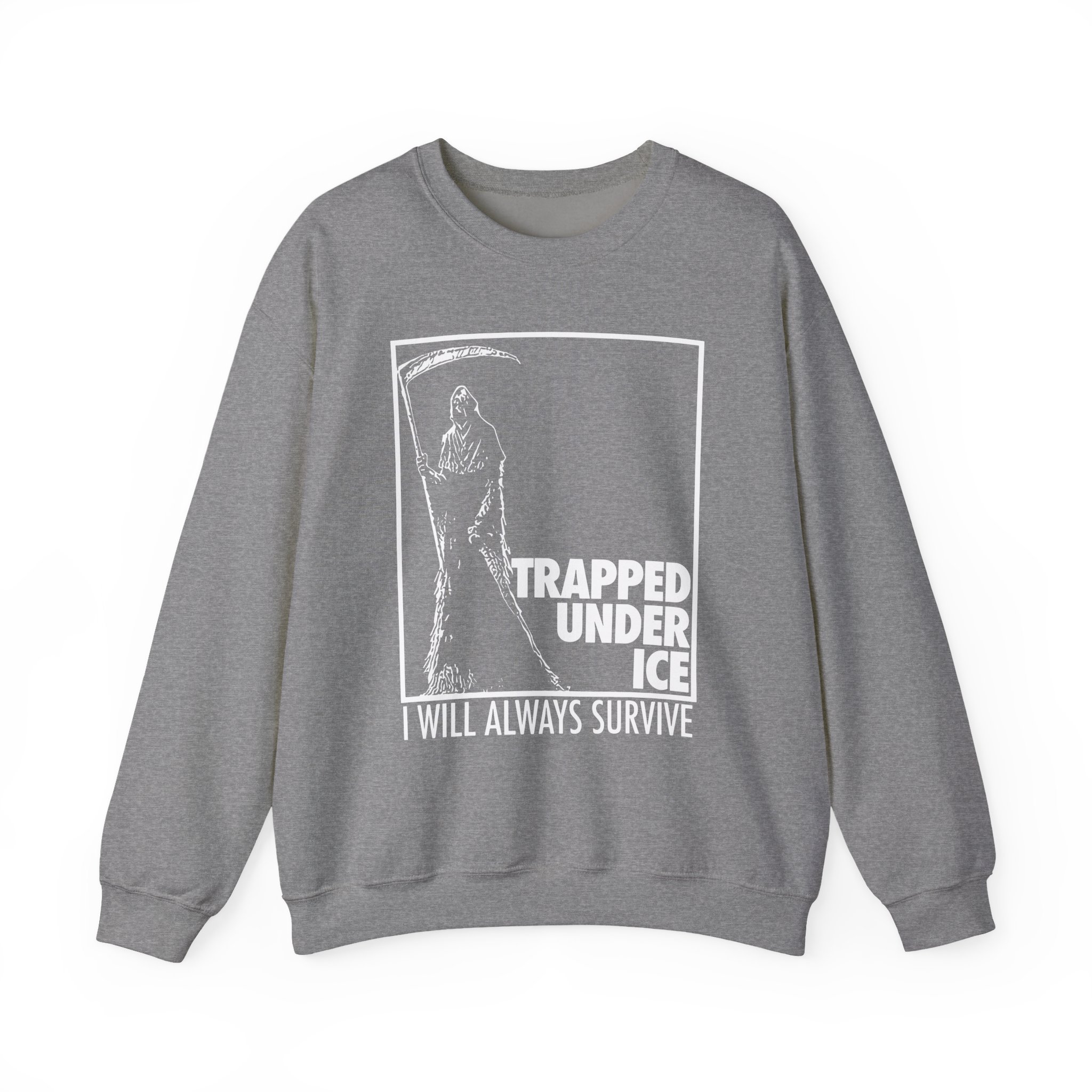 Trapped Under Ice Reaper Unisex Heavy Blend Crewneck Sweatshirt