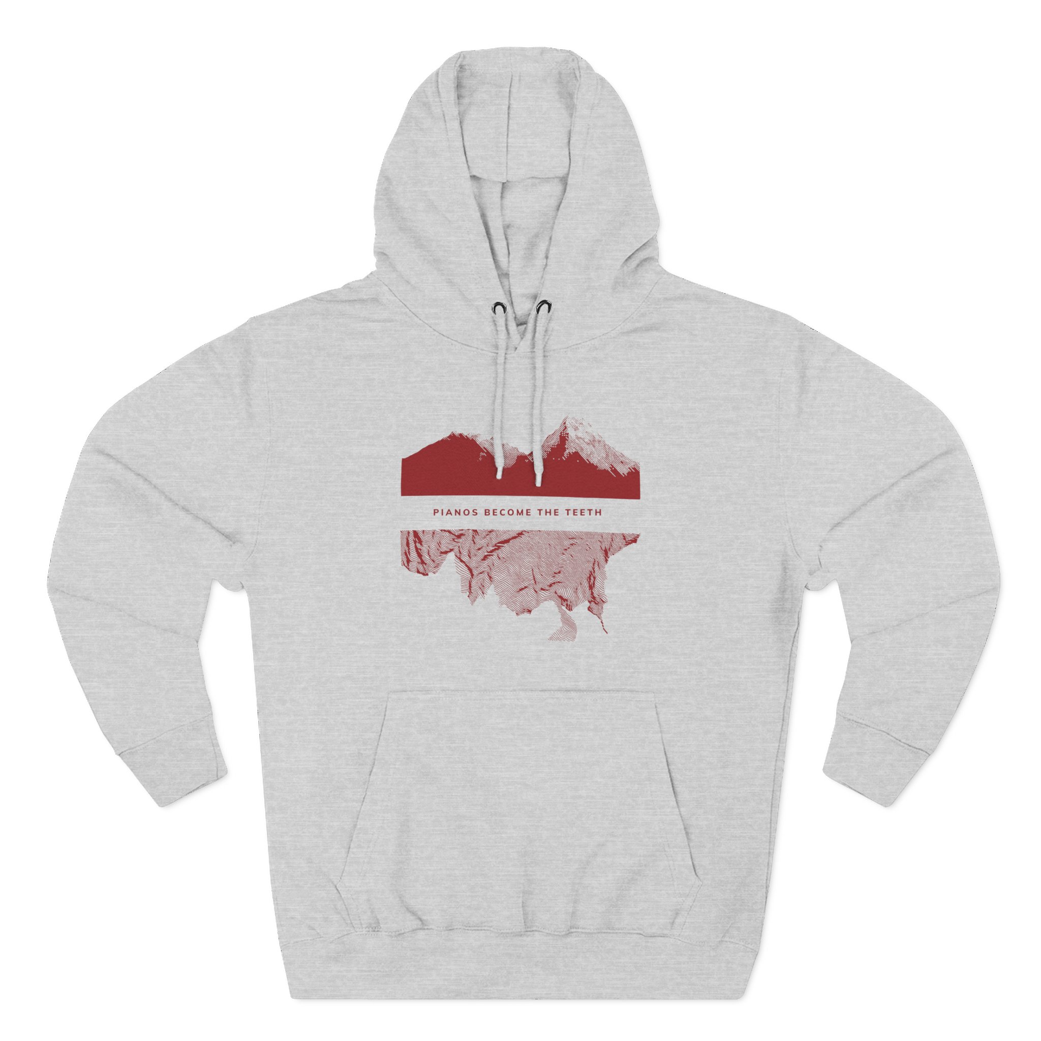 Pianos Become the Teeth Mountains Three-Panel Fleece Hoodie