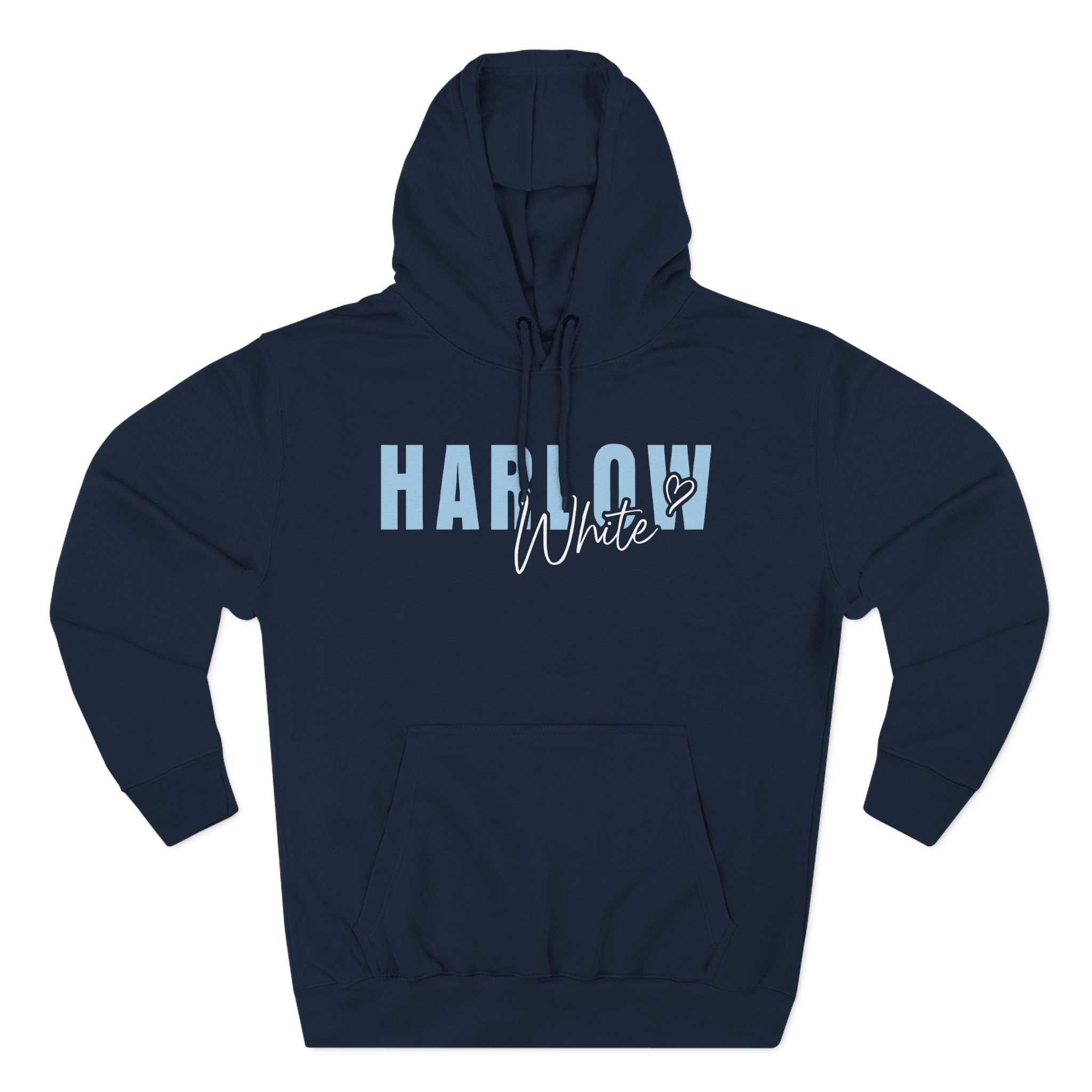 Three-Panel Fleece Hoodie