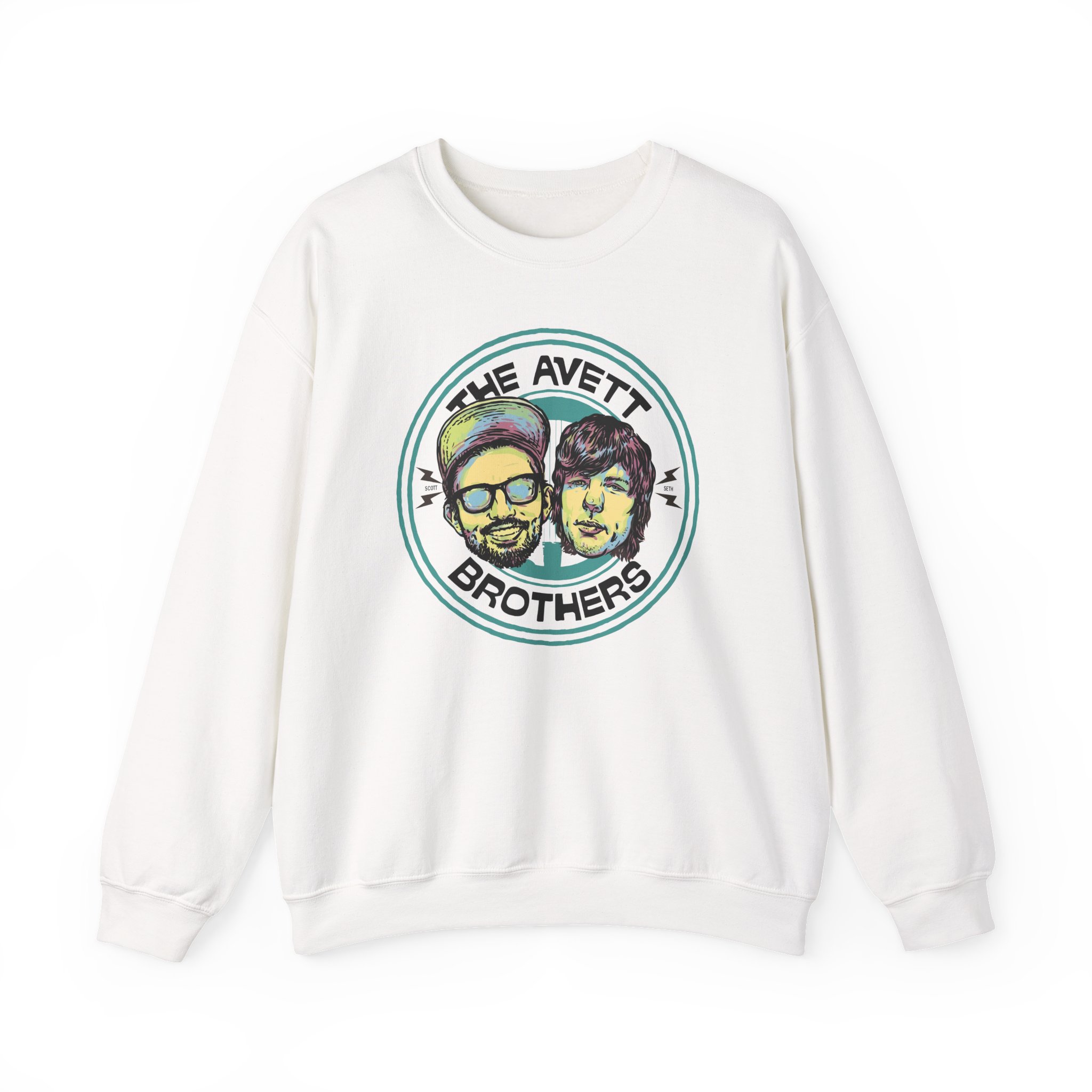 Avett Brothers Kid's Home Tour Unisex Heavy Blendâ„¢ Crewneck Sweatshirt