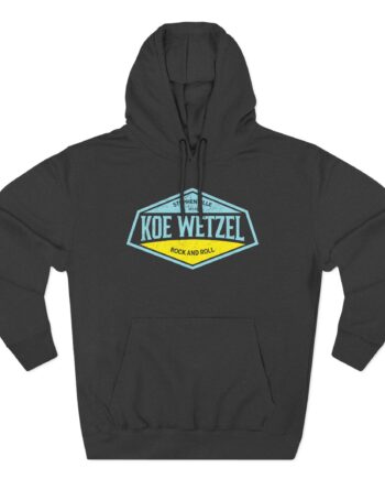 Koe Wetzel Stephenville Rock & Roll Three-Panel Fleece Hoodie
