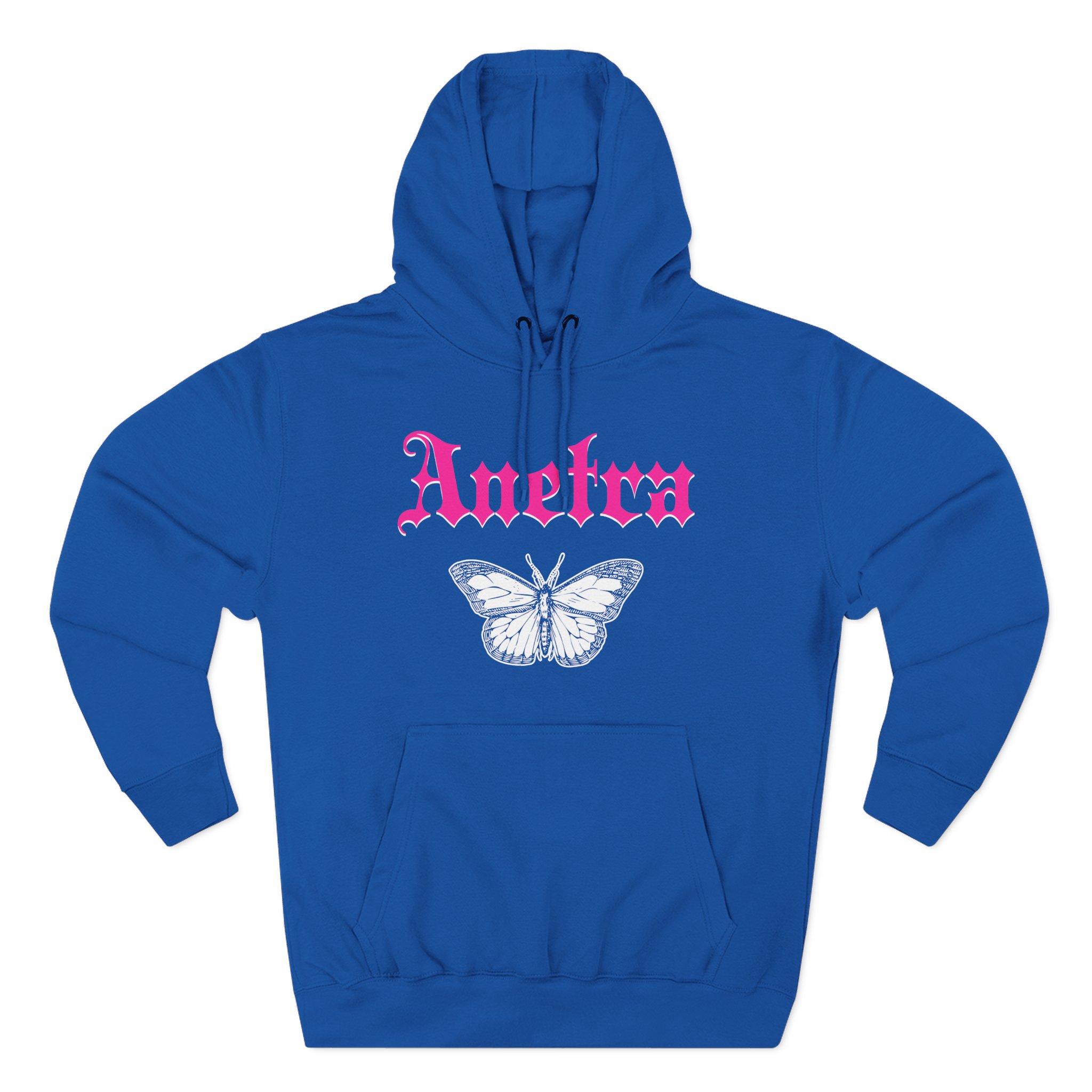 Anetra Three-Panel Fleece Hoodie