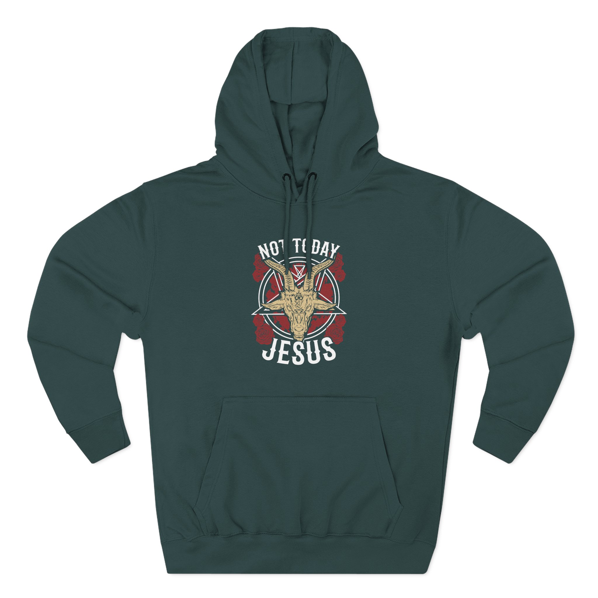 Goatwhore Not Today Jesus Three-Panel Fleece Hoodie