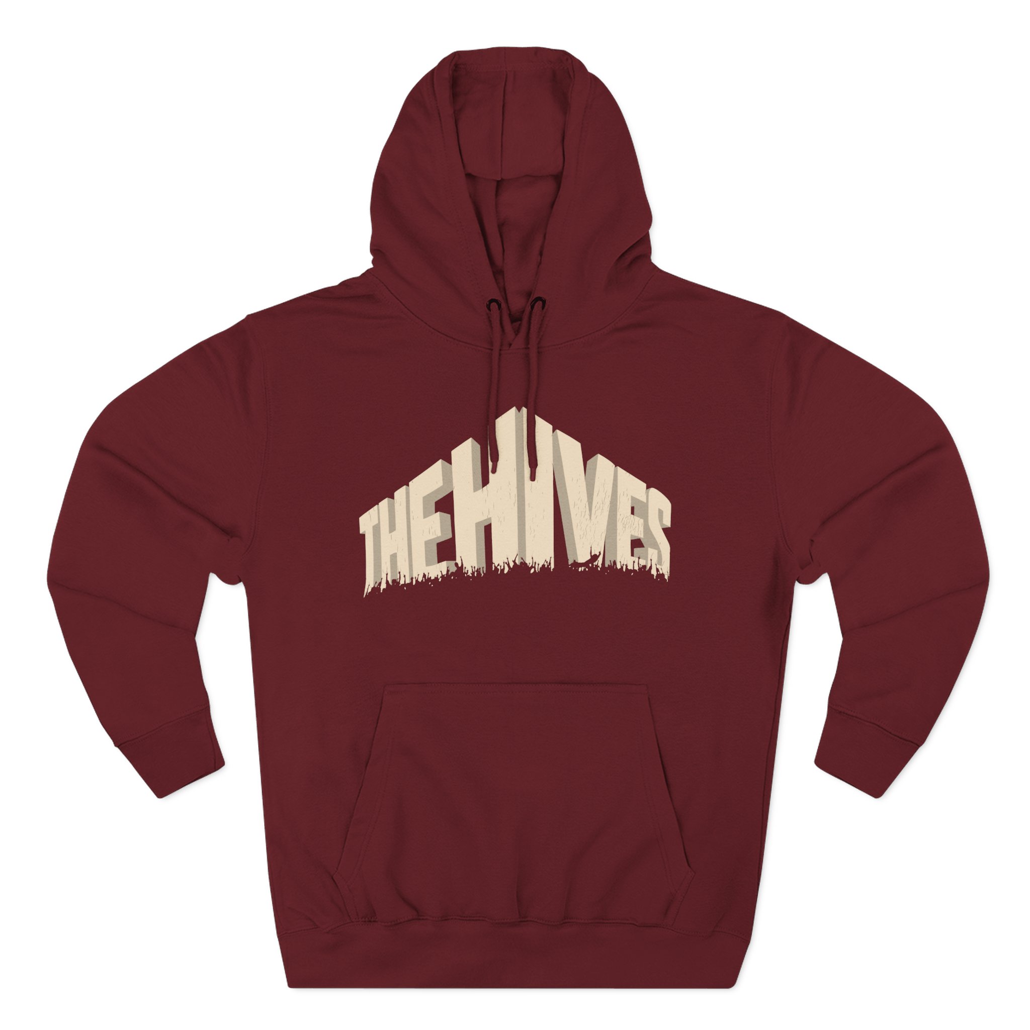 The Hives 3d Hives Logo Three-Panel Fleece Hoodie