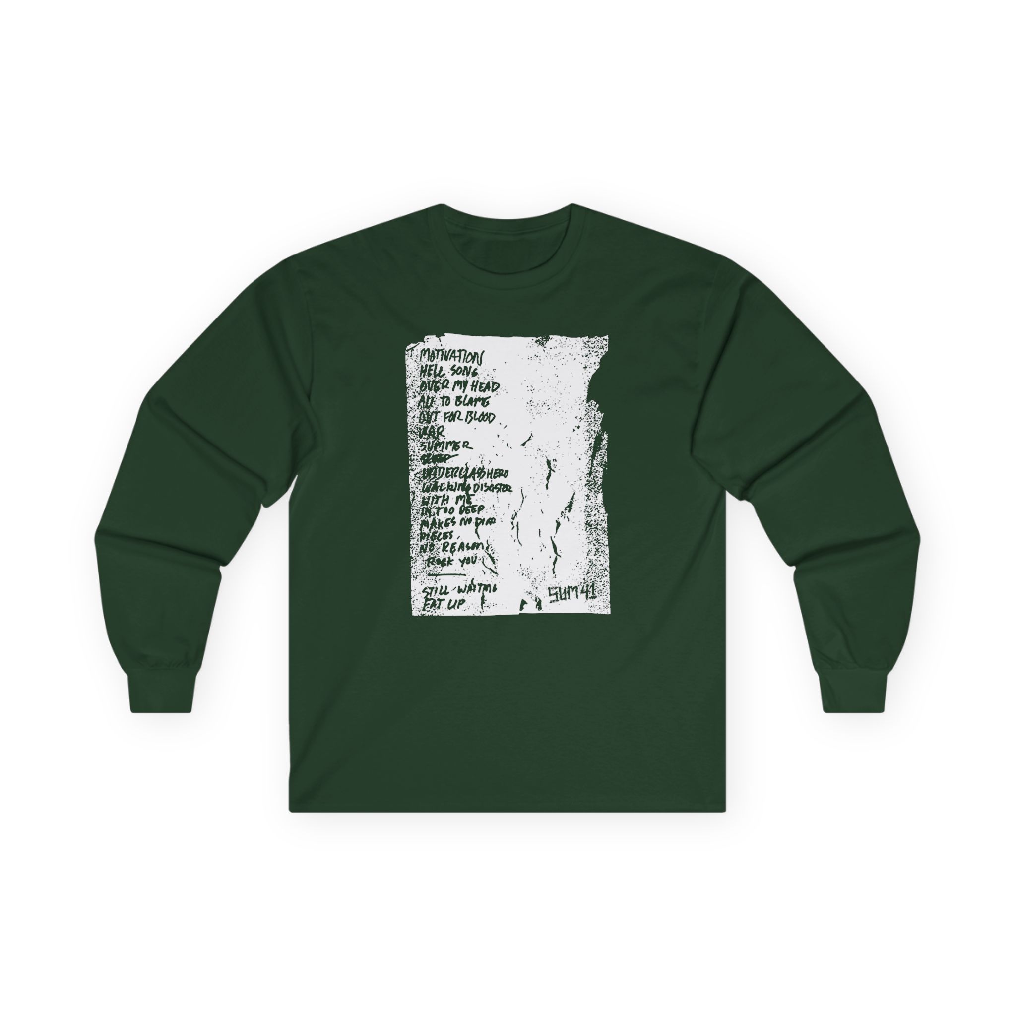 Sum 41 Setlist Unisex Ultra Cotton Long Sleeve Tee