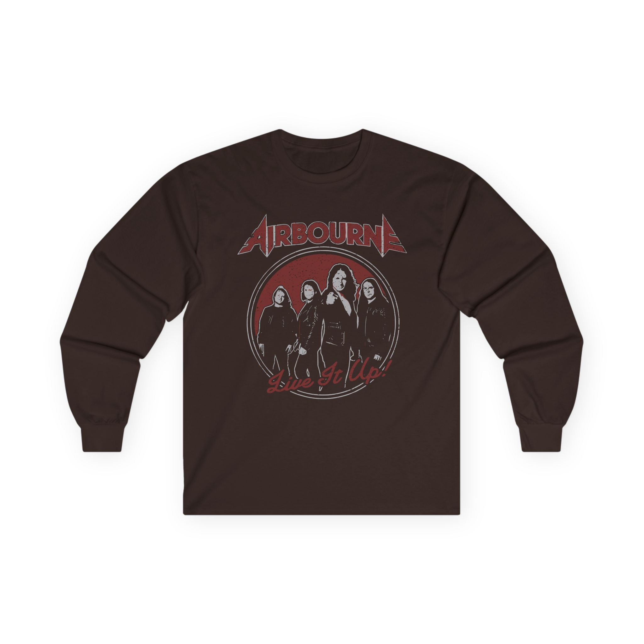 Airbourne - Black Live It Up Unisex Ultra Cotton Long Sleeve Tee