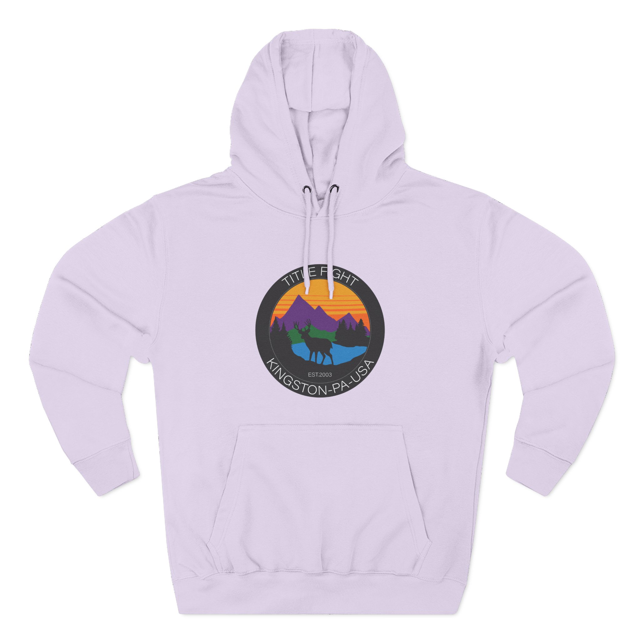 Title Fight "Deer" Three-Panel Fleece Hoodie