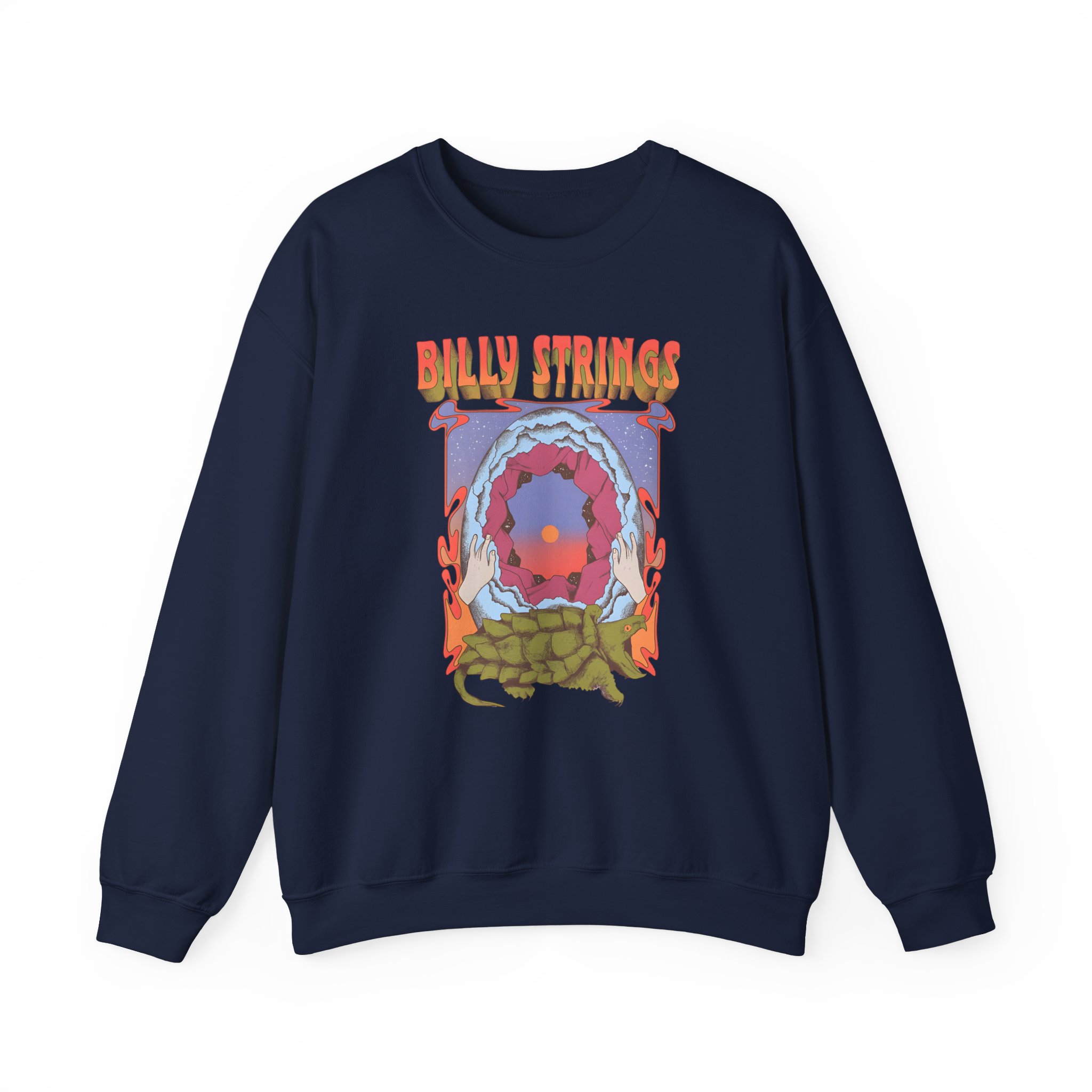 Billy Strings Snapping Turtle Unisex Heavy Blendâ„¢ Crewneck Sweatshirt