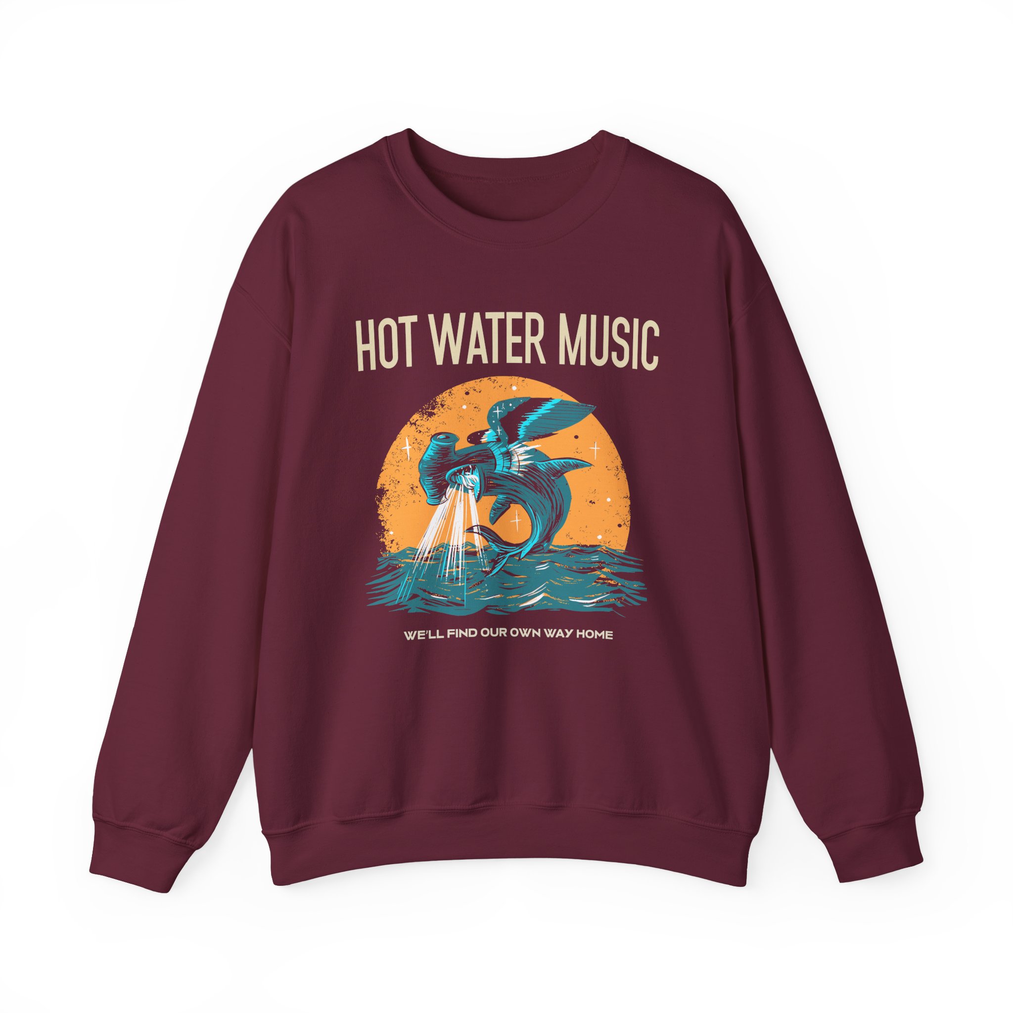 Hot Water Music Unisex Heavy Blendâ„¢ Crewneck Sweatshirt
