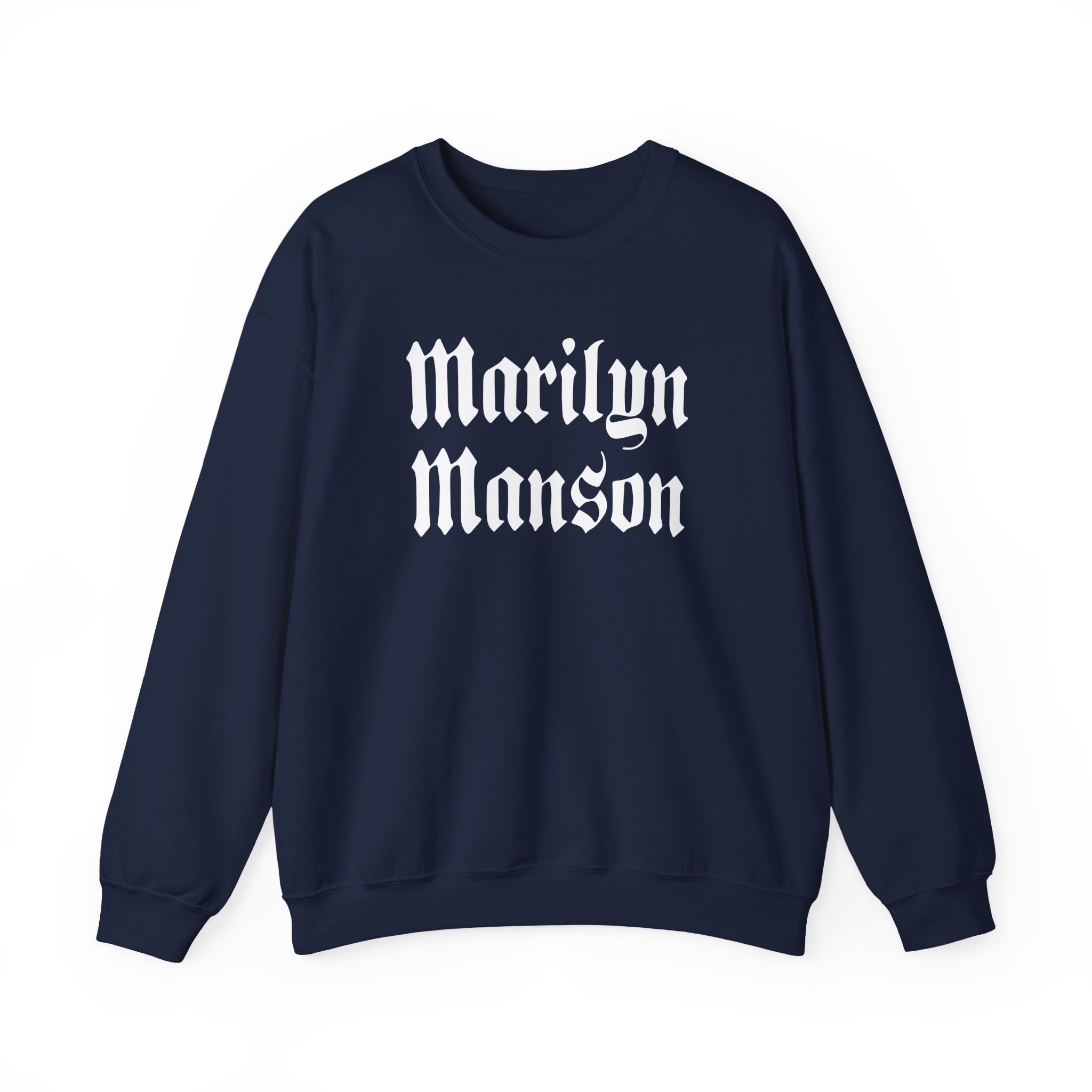 Marilyn Manson Goth Logo Unisex Heavy Blendâ„¢ Crewneck Sweatshirt
