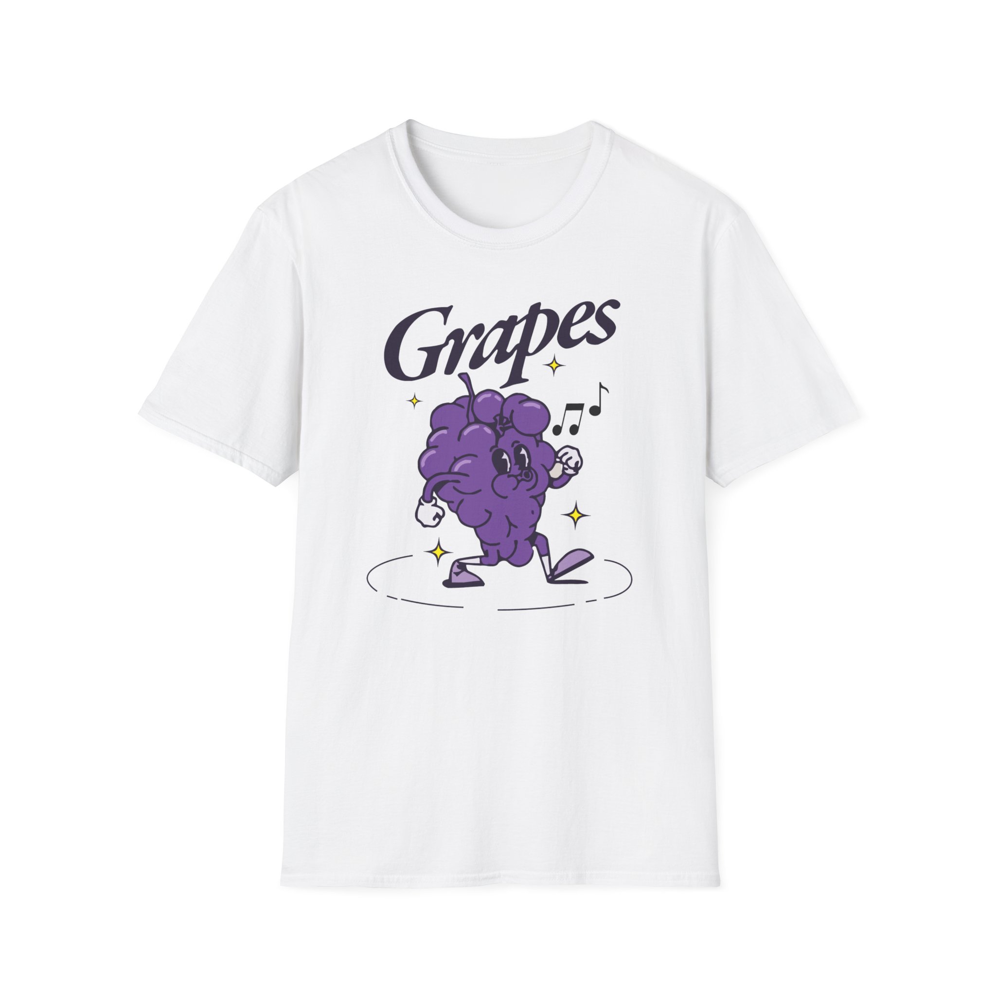 James Marriott Grapes Natural Unisex Softstyle T-Shirt