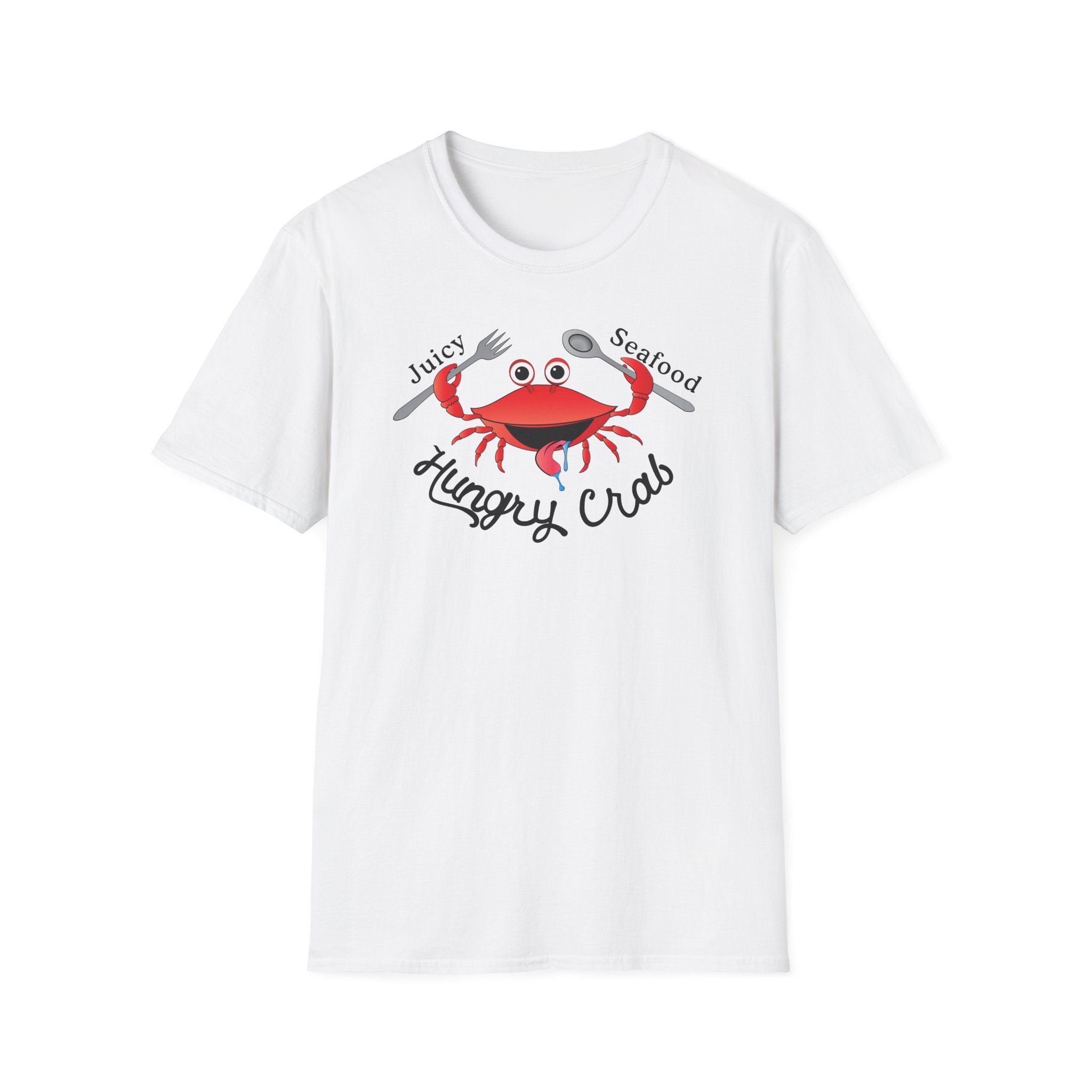 Hungry Box Hungry Crab Juicy Seafood Unisex Softstyle T-Shirt
