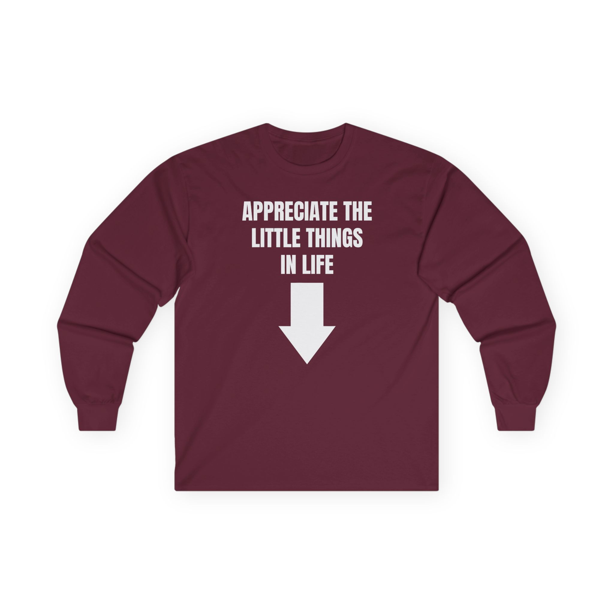 Jynxzi Appreciate the Little Things in Life Unisex Ultra Cotton Long Sleeve Tee