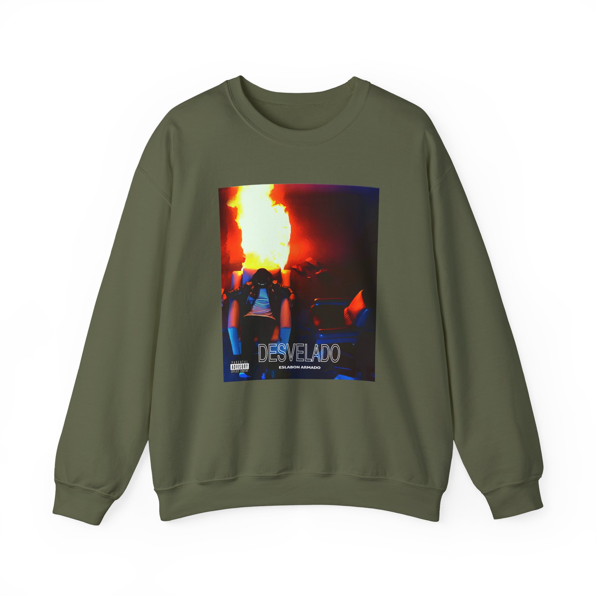 Eslabon Armado Desvelado Album Unisex Heavy Blendâ„¢ Crewneck Sweatshirt