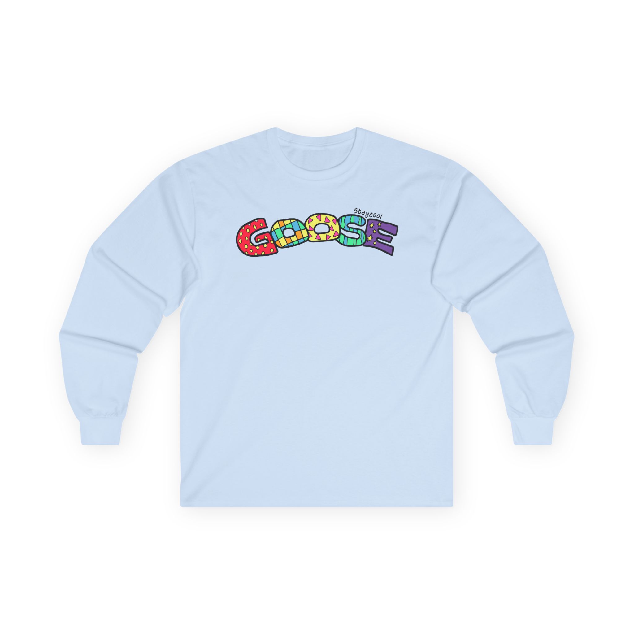 Goose x Staycool Rainbow Unisex Ultra Cotton Long Sleeve Tee