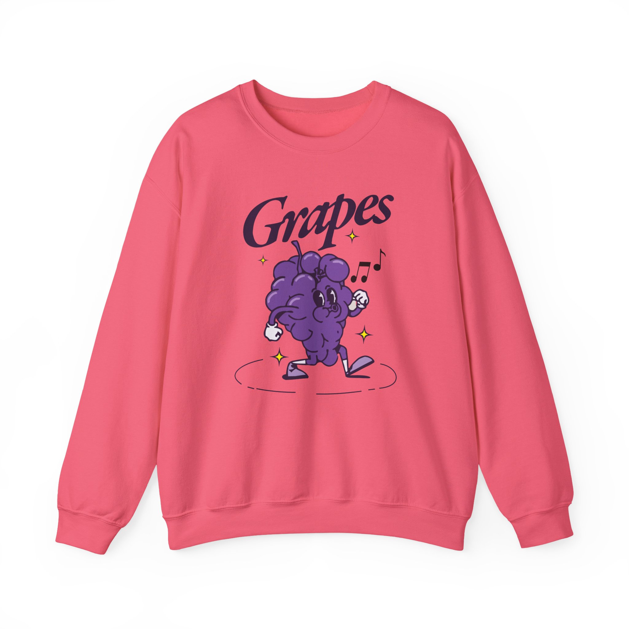 James Marriott Grapes Natural Unisex Heavy Blendâ„¢ Crewneck Sweatshirt