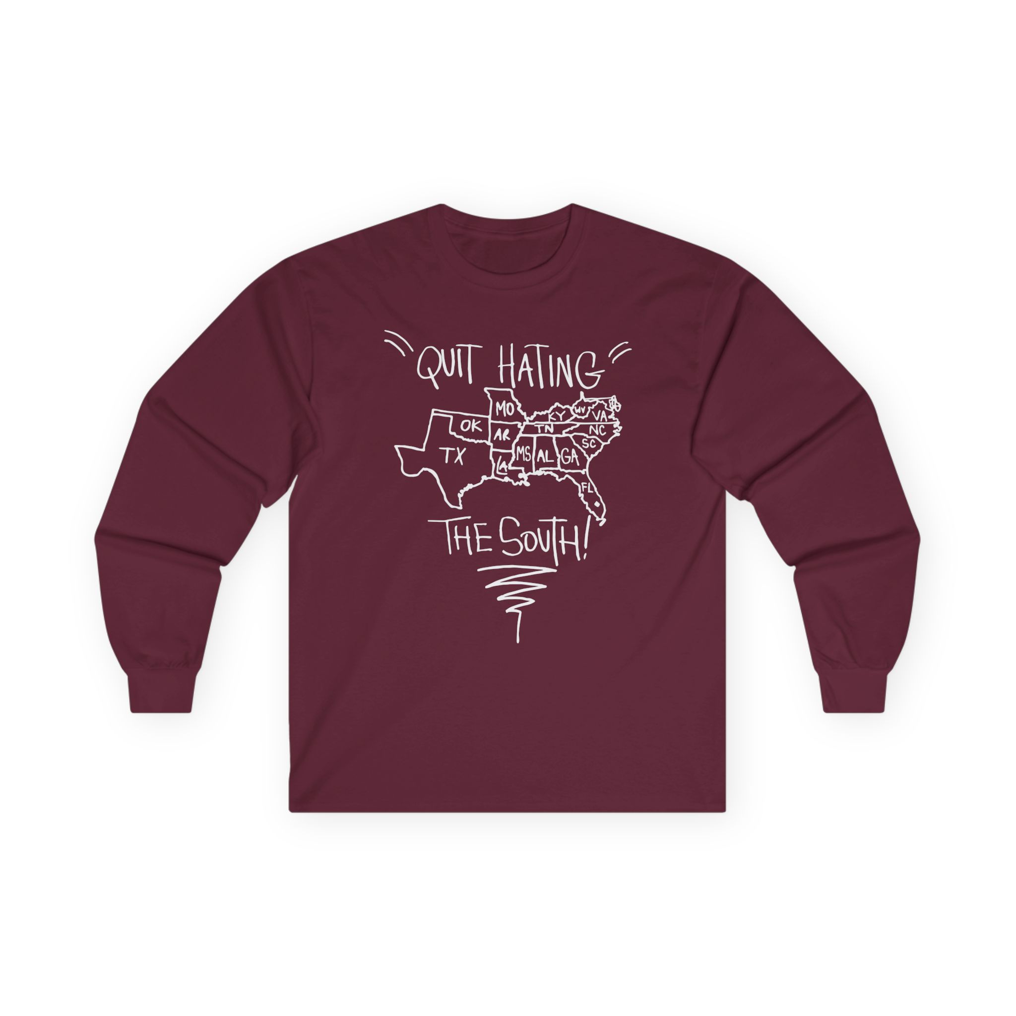 UGK Quit Hating The South Unisex Ultra Cotton Long Sleeve Tee