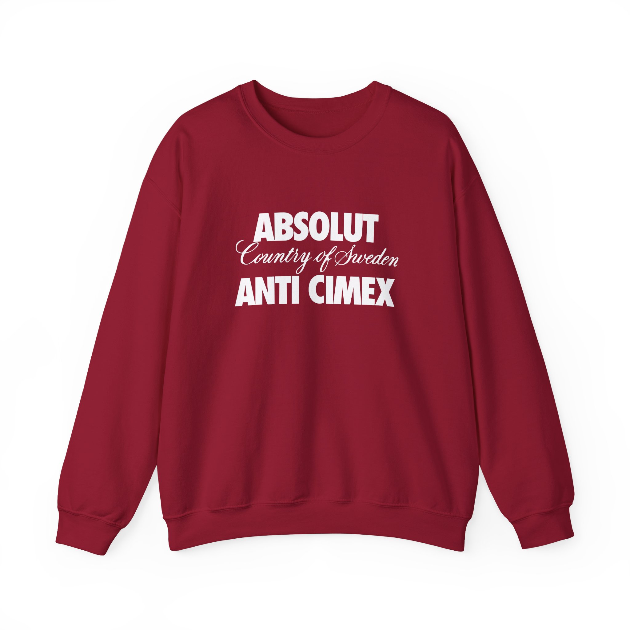 Anti Cimex Absolut Country of Sweden Unisex Heavy Blend Crewneck Sweatshirt