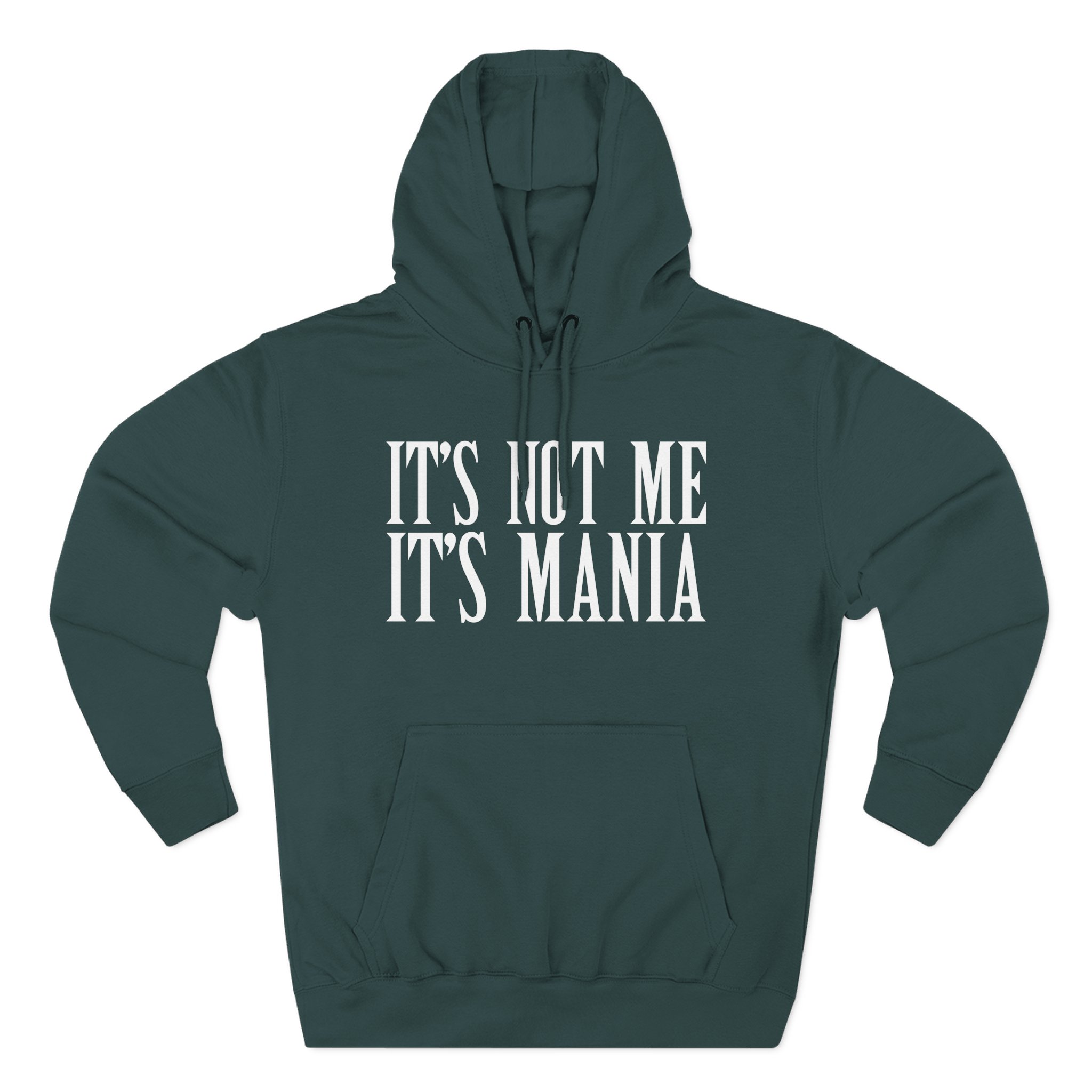 Sexmane It's Not Me It's Mania Three-Panel Fleece Hoodie