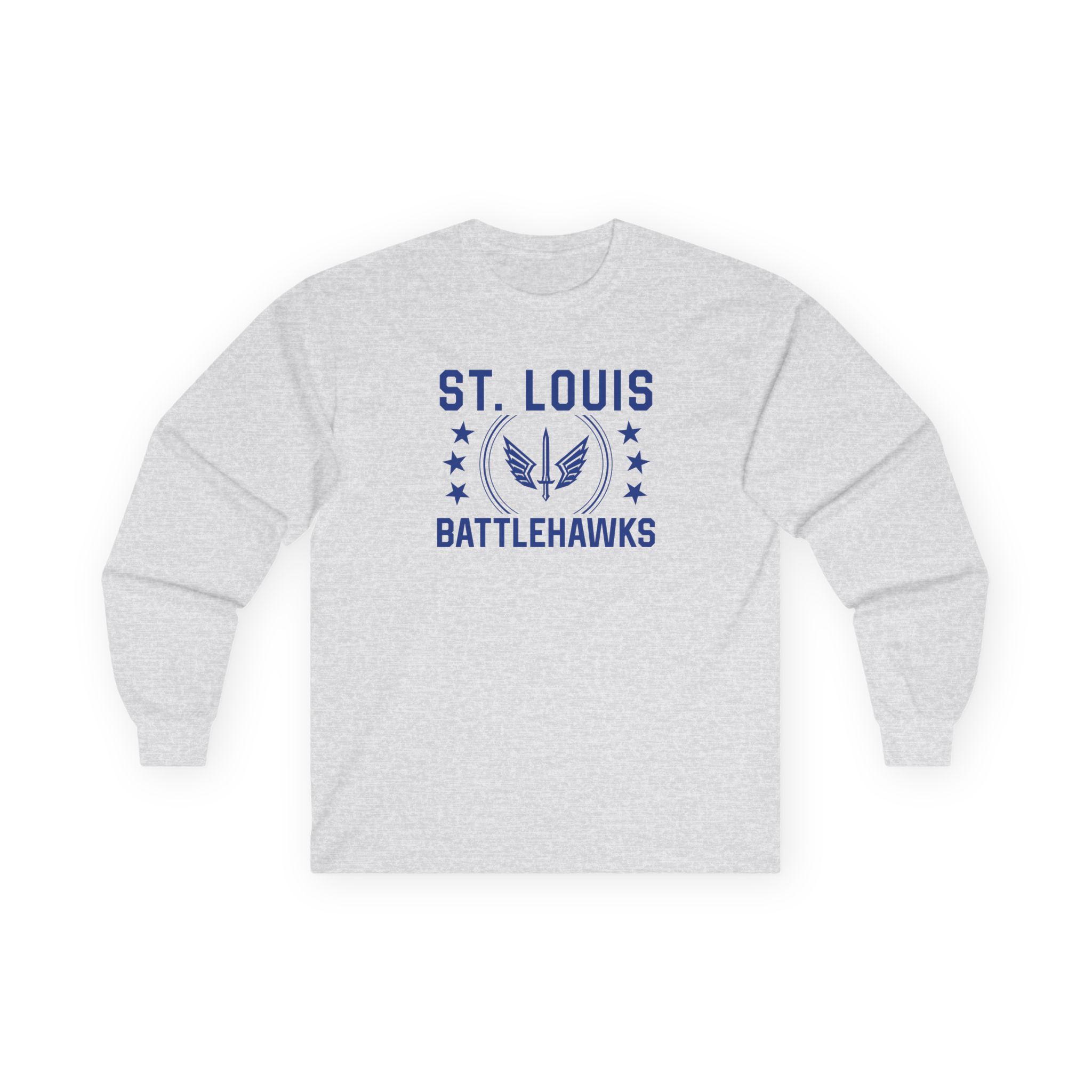 St. Louis Battlehawks Sportiqe Comfy Unisex Ultra Cotton Long Sleeve Tee
