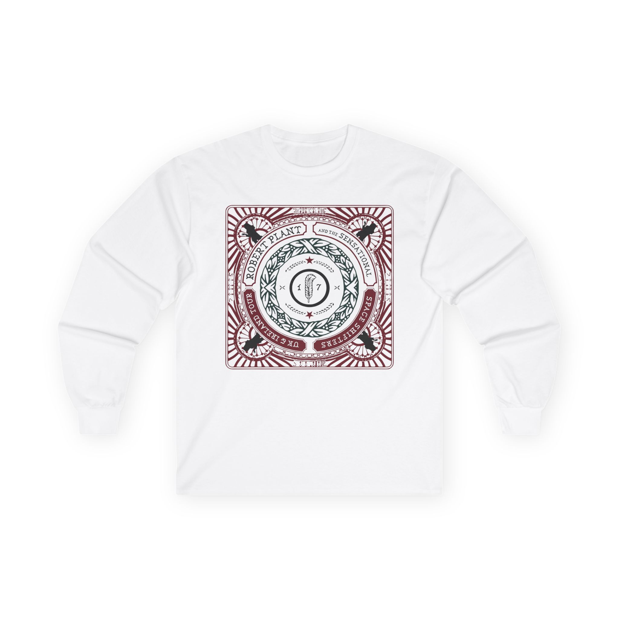 Robert Plant Retrographic Unisex Ultra Cotton Long Sleeve Tee