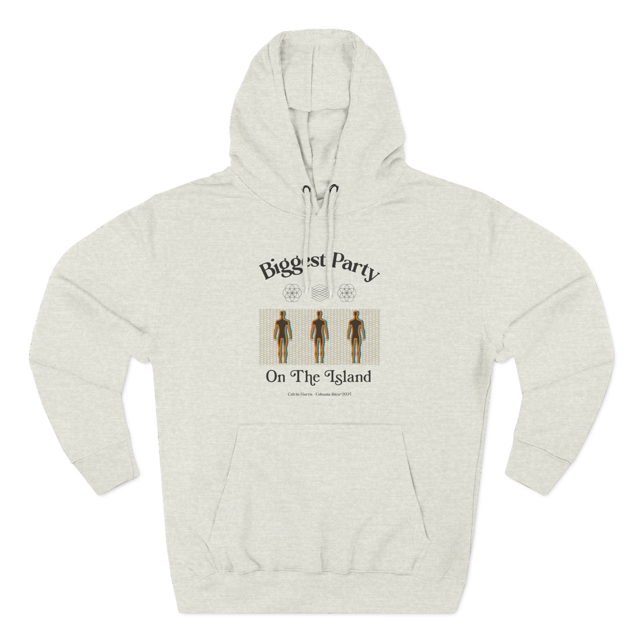 Calvin Harris Ushuaia Higher Island Party Three-Panel Fleece Hoodie