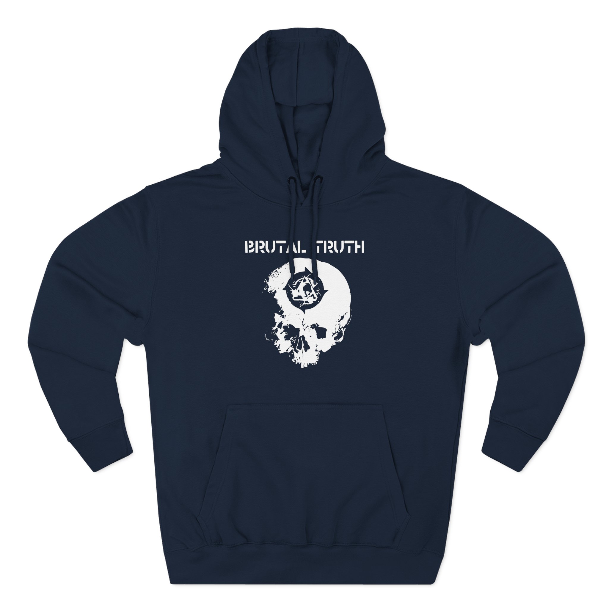 Brutal Truth Distort Destroy Noise Evolve Three-Panel Fleece Hoodie