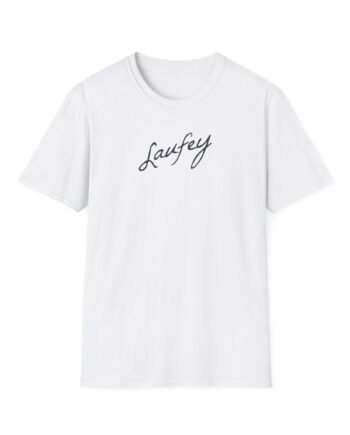 Laufey Embroidered Signature Unisex Softstyle T-Shirt