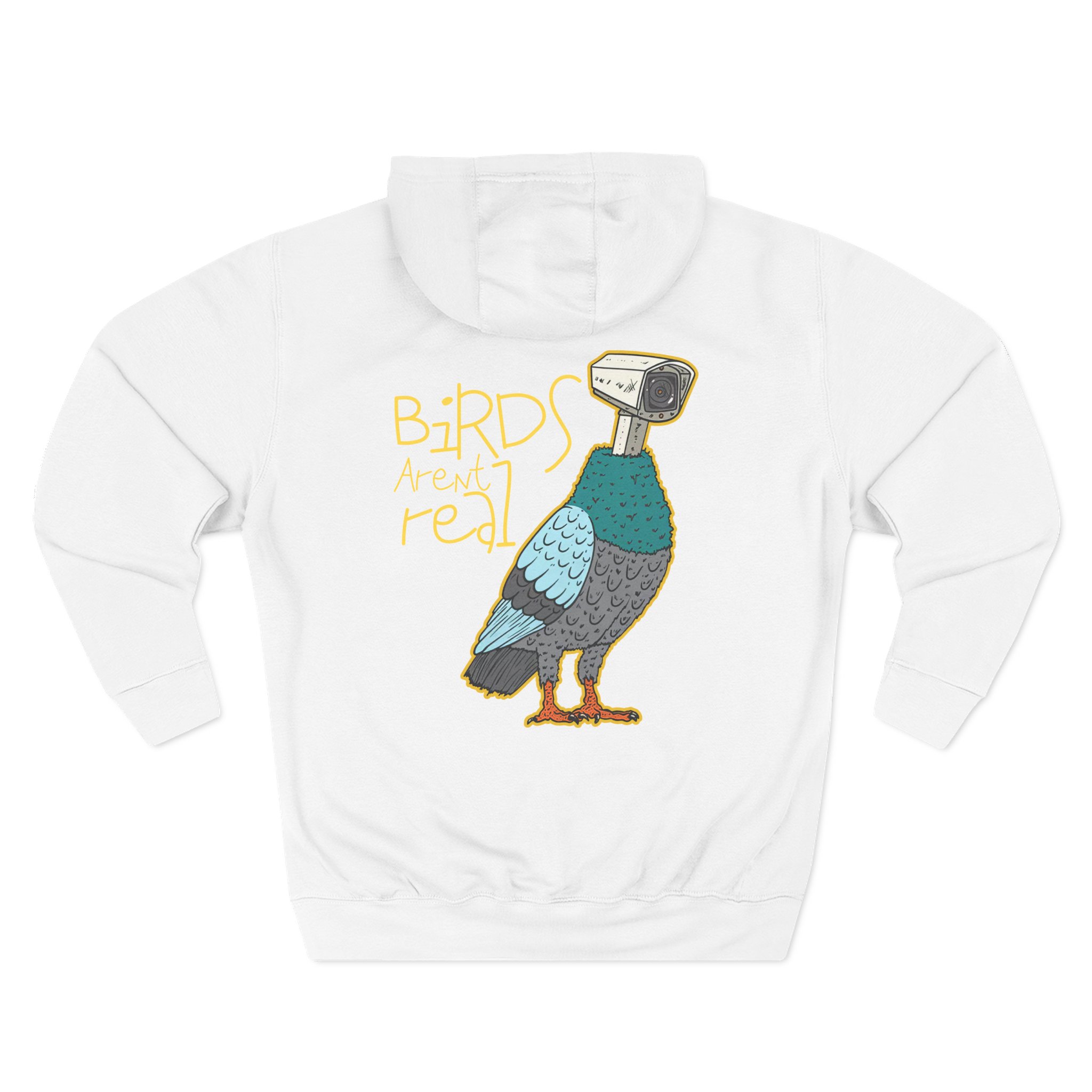 Birds Arent Real Three-Panel Fleece Hoodie