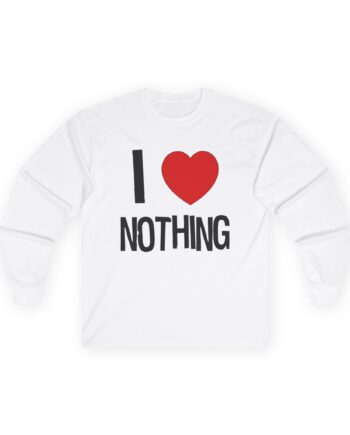 Armor for Sleep I Heart Nothing Unisex Ultra Cotton Long Sleeve Tee