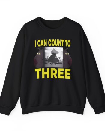 Papa Meat I Can Count to Three Unisex Heavy Blend™ Crewneck Sweatshirt