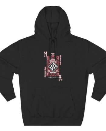 Machine Head the Devil Three-Panel Fleece Hoodie