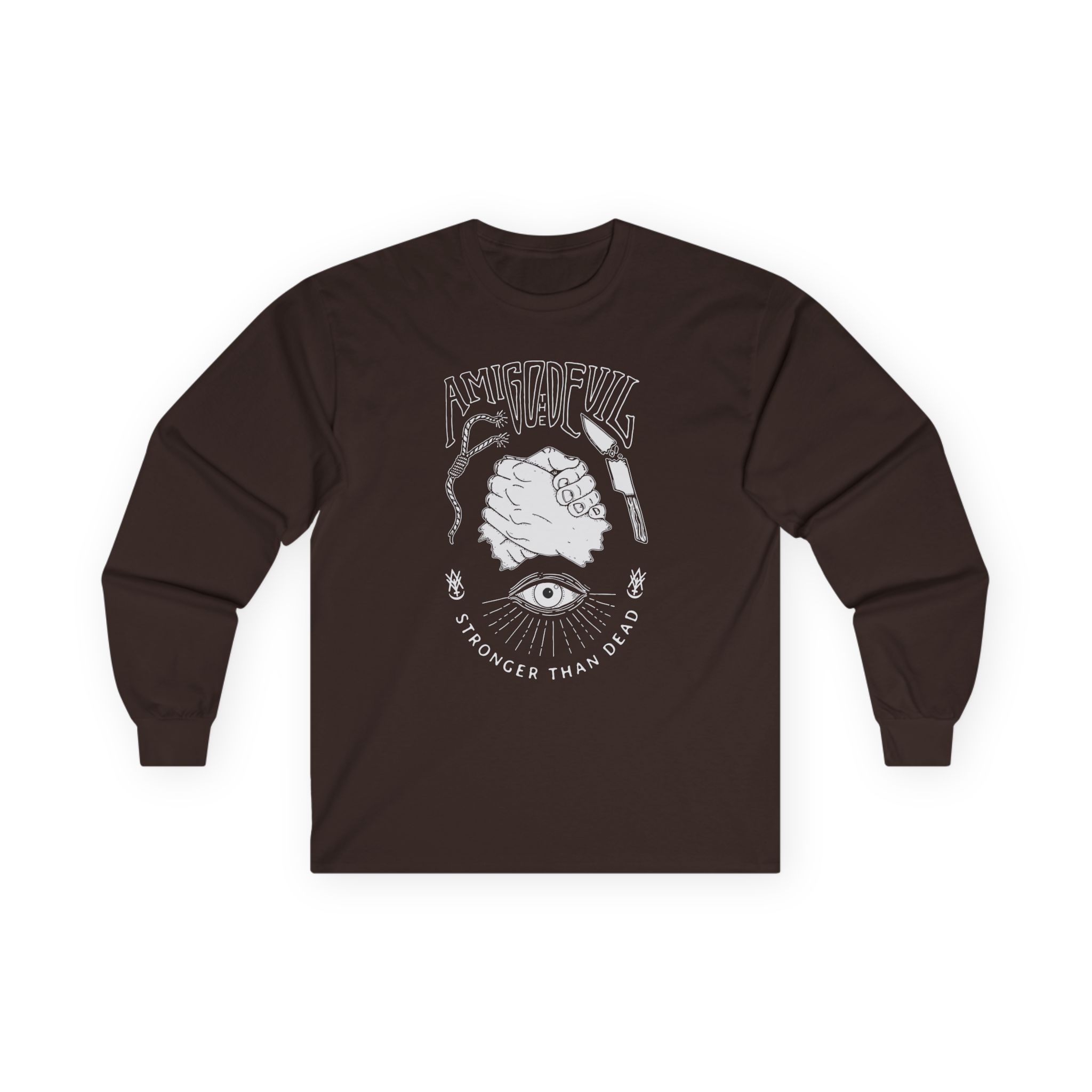 Amigo The Devil Stronger Than Dead Unisex Ultra Cotton Long Sleeve Tee
