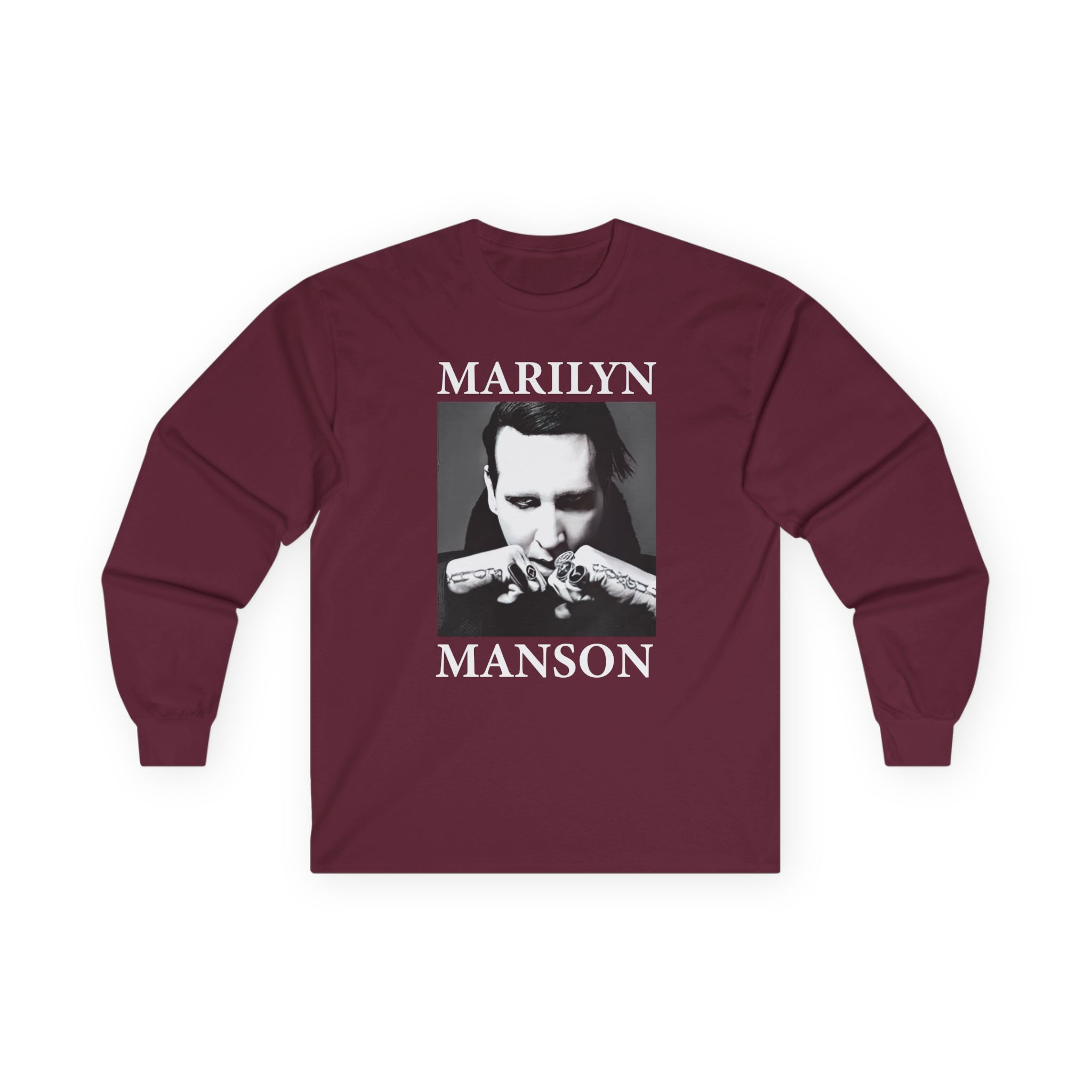 Marilyn Manson Fists Amplified Unisex Ultra Cotton Long Sleeve Tee