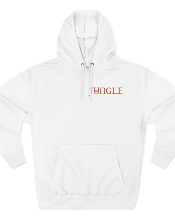 Jungle / Volcano Paradise Stamp Three-Panel Fleece Hoodie