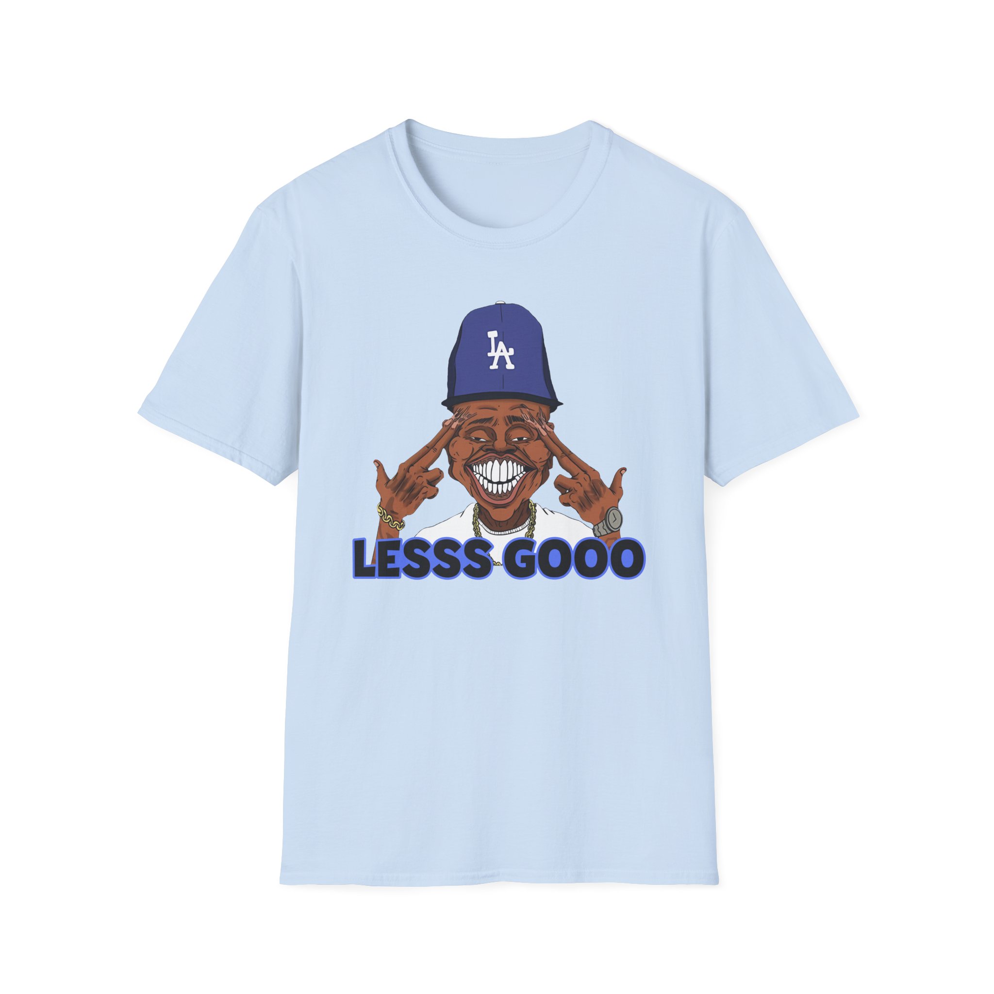 Papa Meat Lesss Gooo Unisex Softstyle T-Shirt